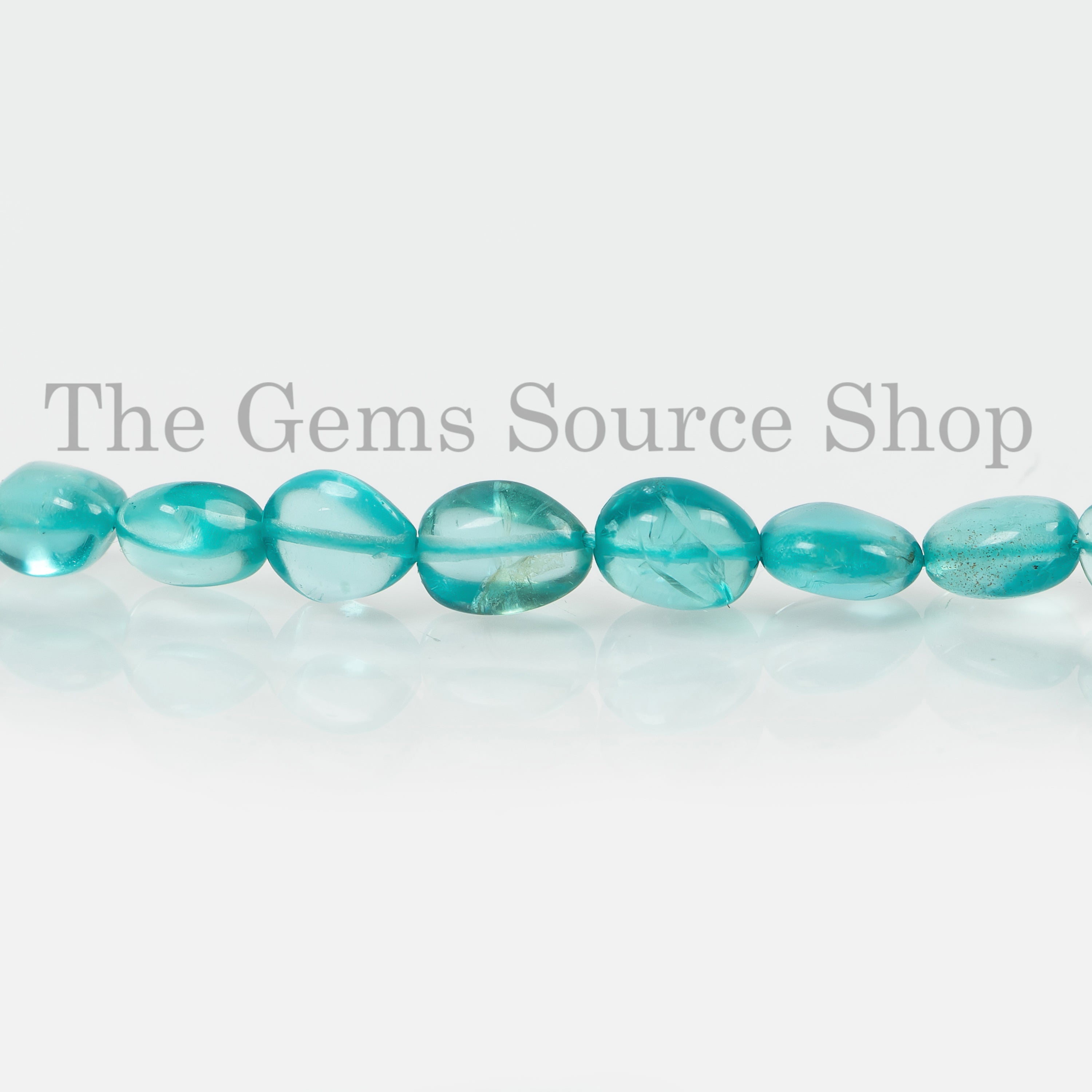 Top Quality Paraiba Color Apatite Beads, Apatite Smooth Nugget Beads, Apatite Gemstone For Jewelry Making