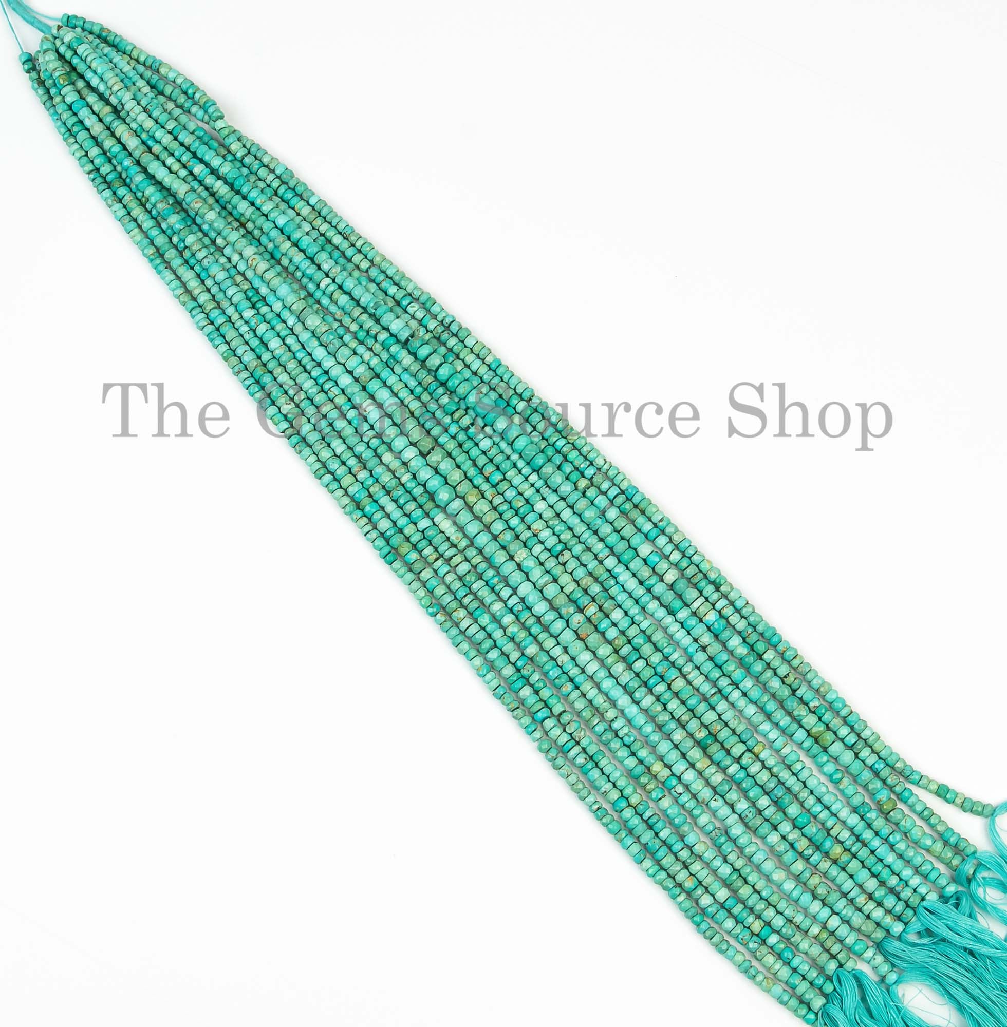 Best Selling Turquoise Beads, Turquoise Faceted Rondelle Beads, Turquoise Gemstone Beads