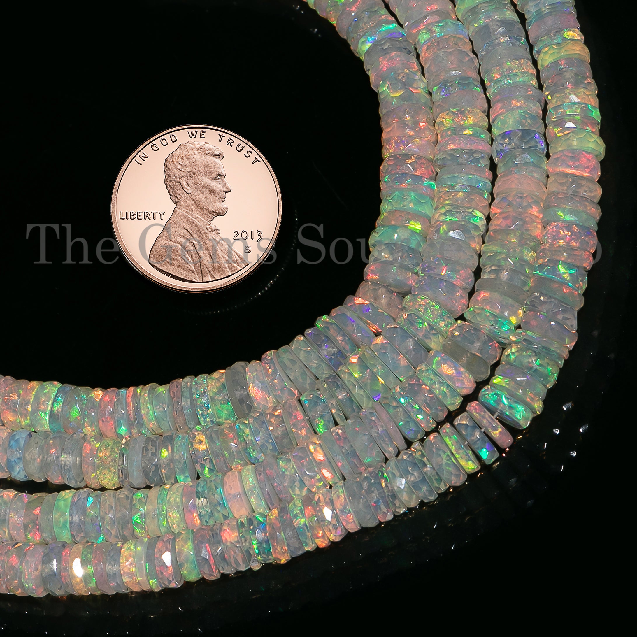 Super Top Quality Natural Ethiopian Opal Faceted Rondelle Beads, Ethiopian Opal Beads, Opal Tyre Beads, Fire Opal Beads,