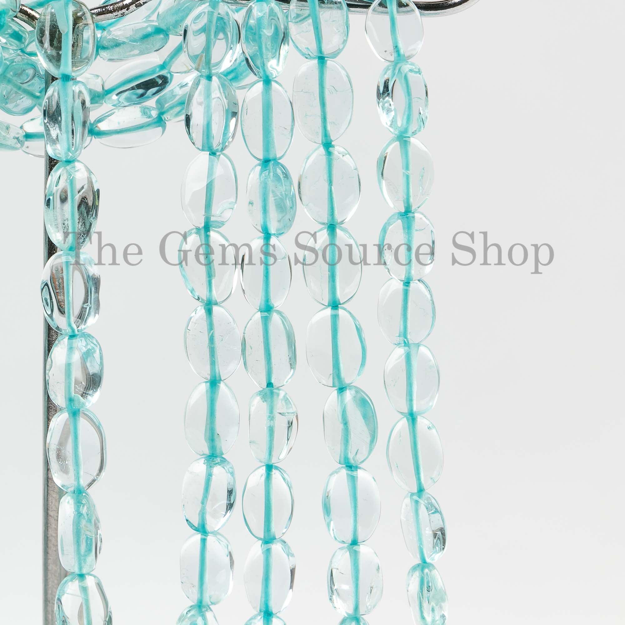 Top Quality Aquamarine Smooth Oval Beads, Aquamarine Beads, Aquamarine Smooth Beads