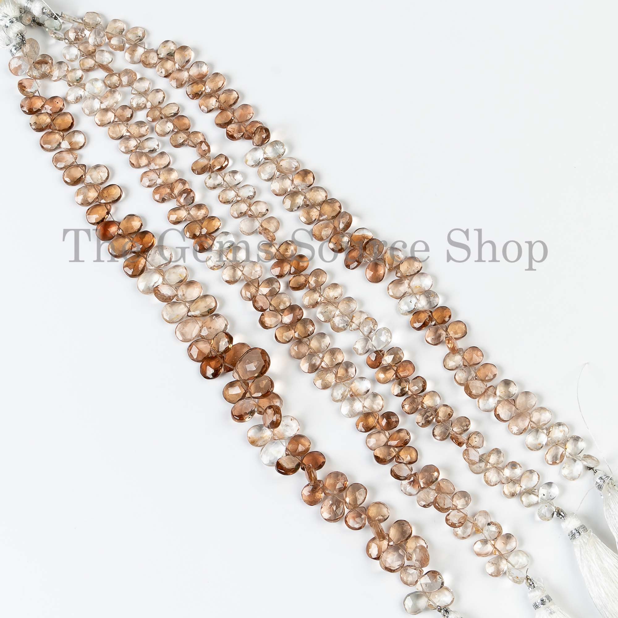 New Arrival Brown Topaz Faceted Pear Beads, Brown Topaz Beads, Wholesale Gemstone Beads