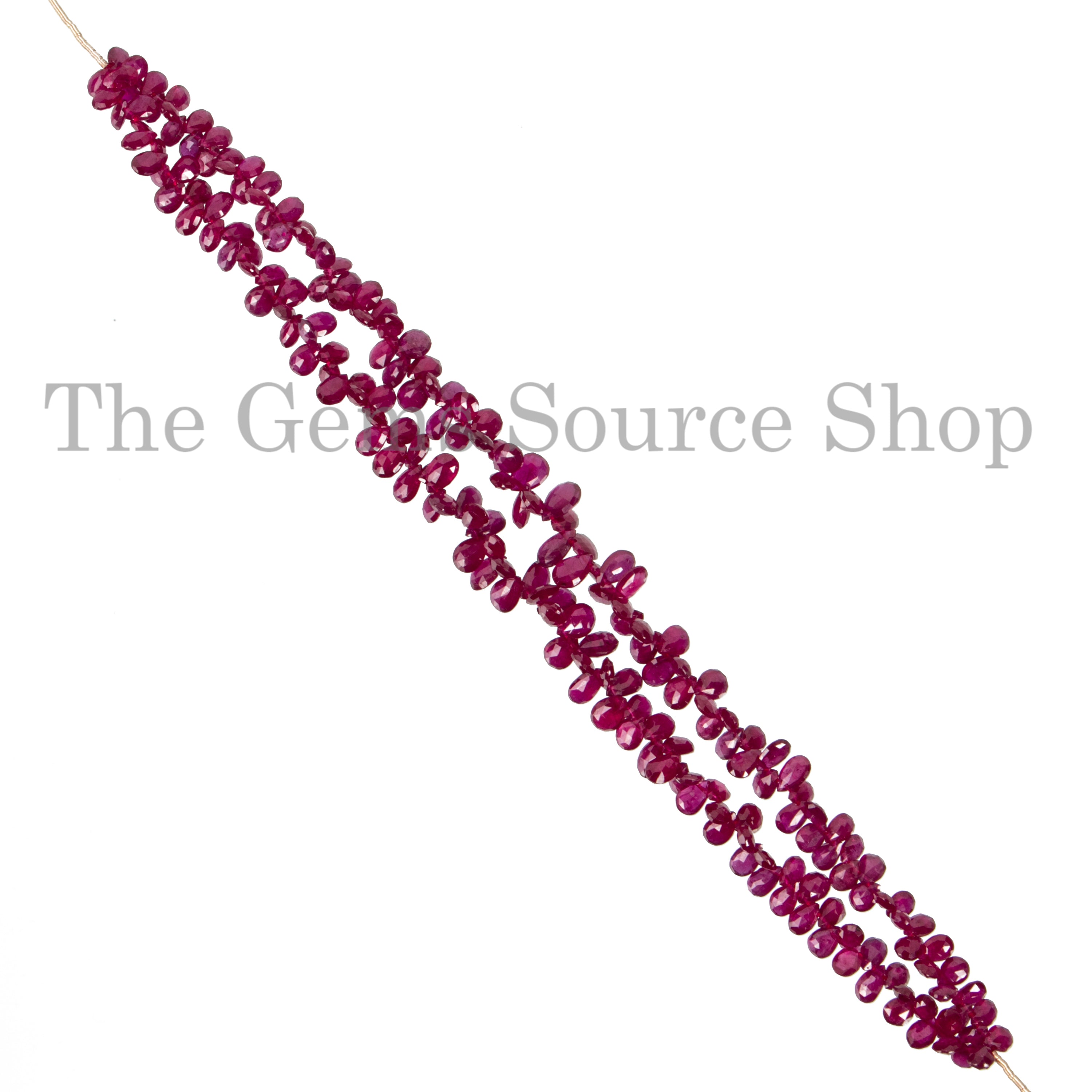 Natural Rare Mozambique Ruby Faceted Pear Shape Beads, Extremely Mozambique Ruby Beads, Faceted Pear Beads, Mozambique Ruby Side Drill Beads