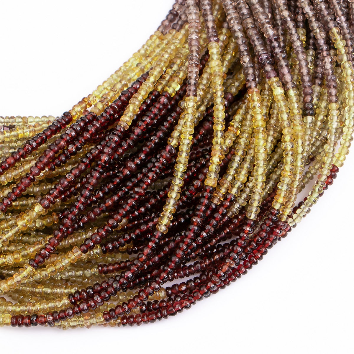 Tundra Sapphire Smooth Rondelle Beads, Plain Sapphire Beads, Smooth Rondelle Beads
