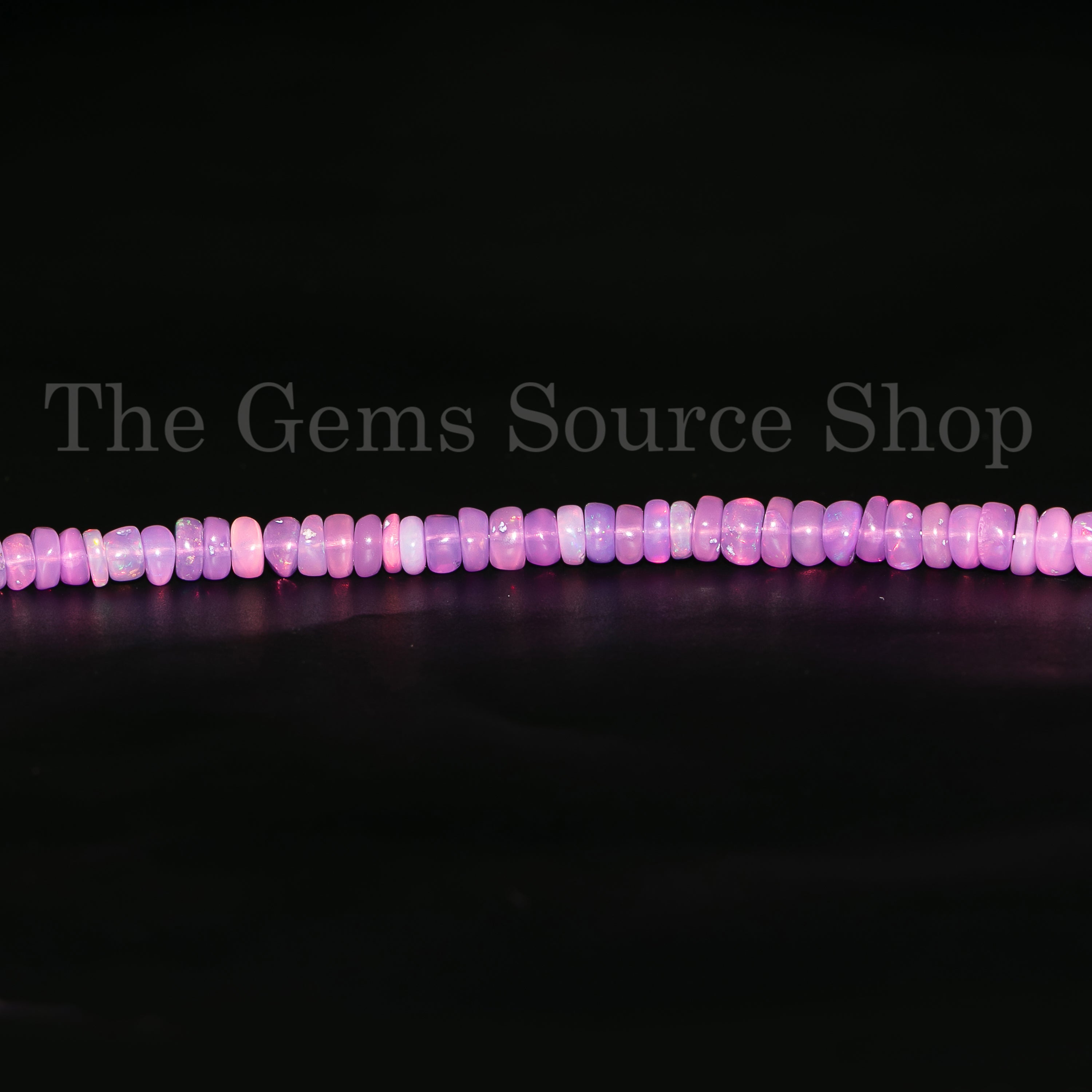 Purple Opal Plain Rondelle Beads, Natural Purple Opal Beads, Purple Opal Smooth Beads