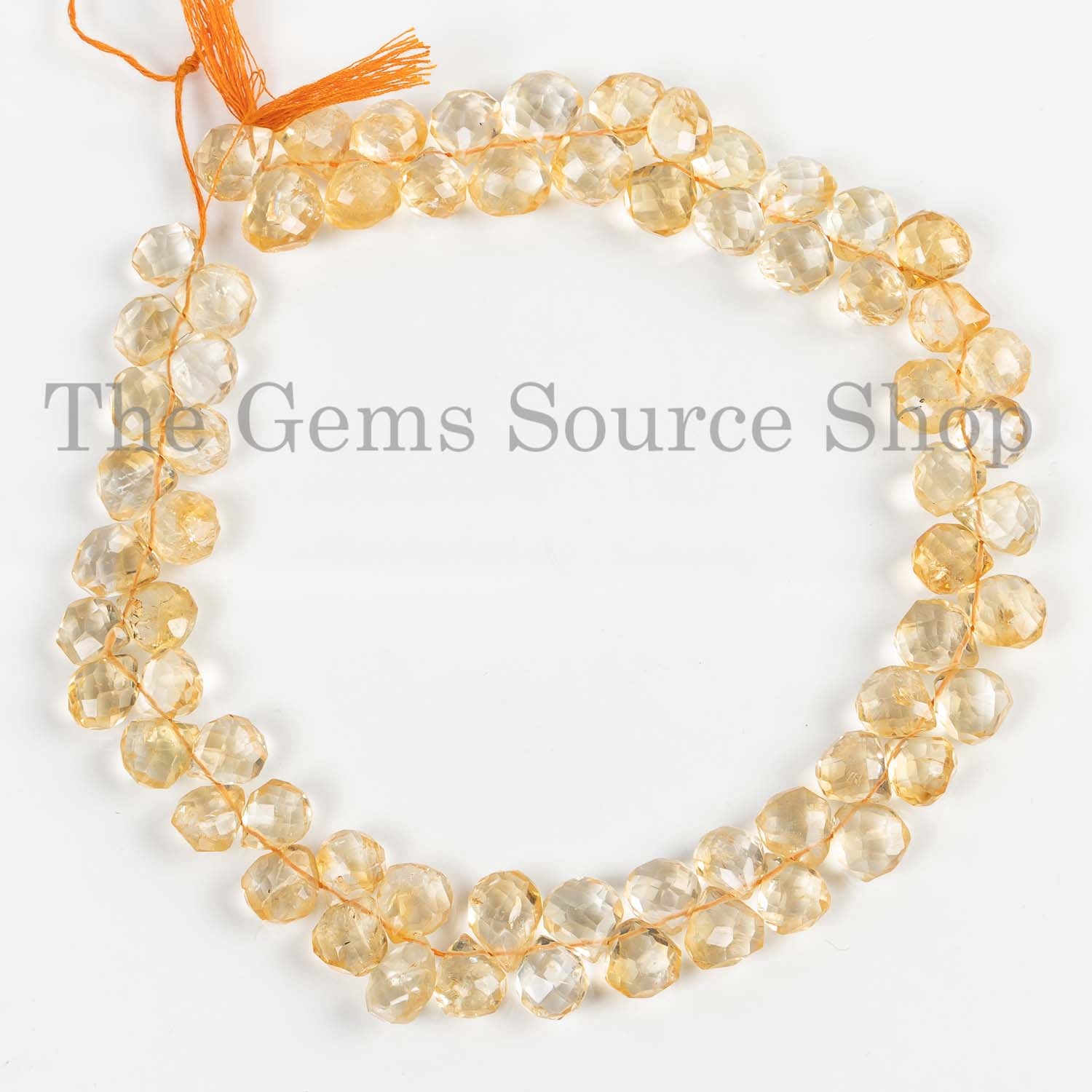 Citrine Beads, Citrine Faceted Beads, Citrine Heart Shape Beads, Side Drill Heart, Citrine Gemstone Beads