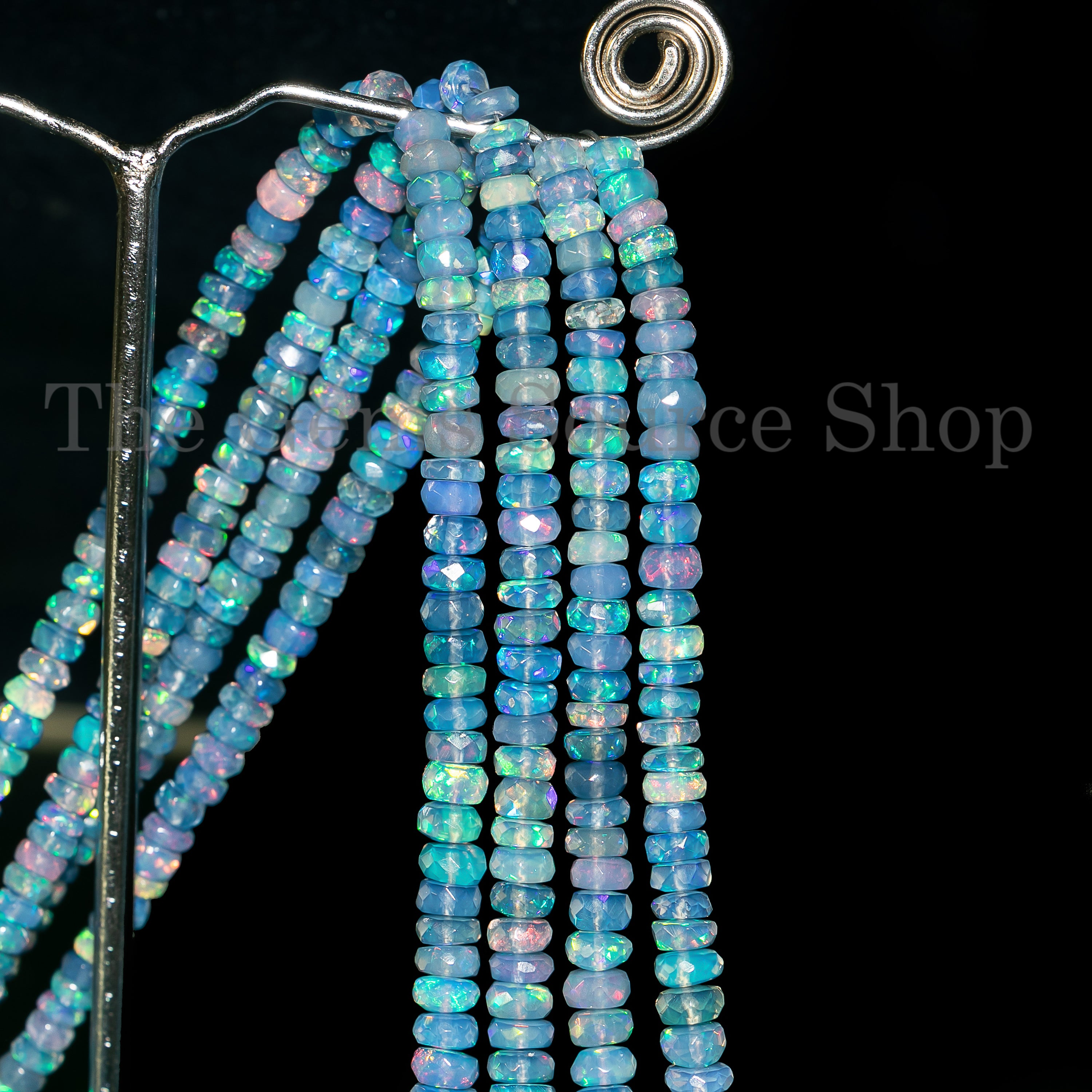 Lavender Opal Beads, 4-5.5mm Opal Rondelle Beads, Opal Faceted Beads, Ethiopian Rondelle Beads , Lavender Opal Faceted Beads
