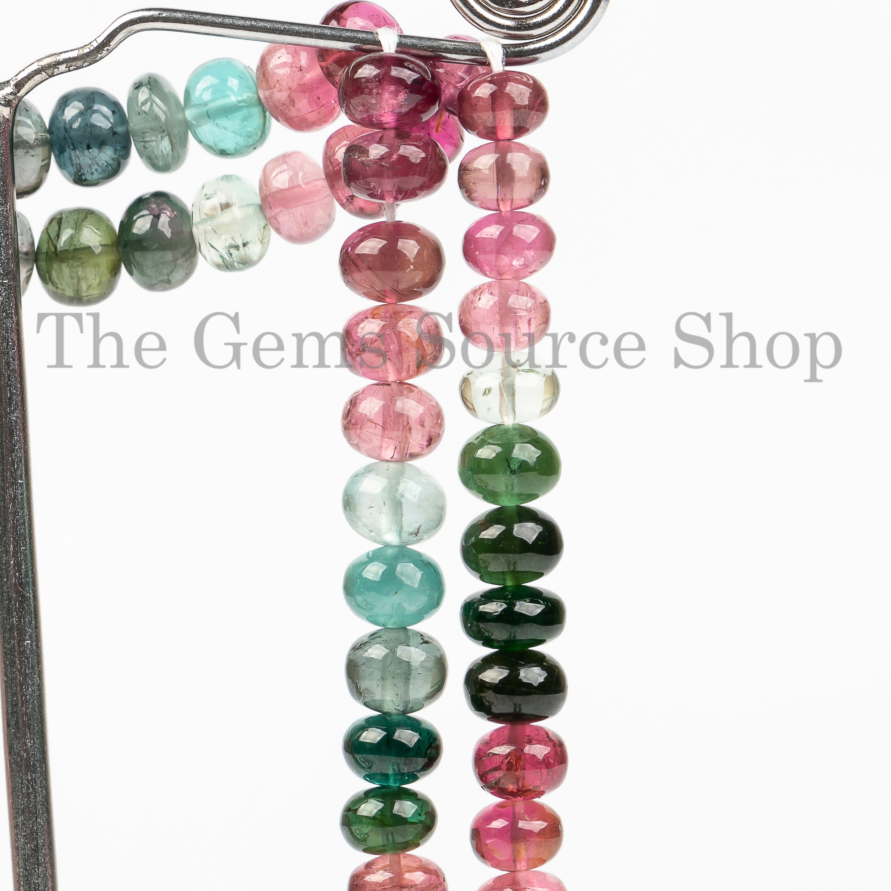 Multi Tourmaline Beads, Multi Tourmaline Rondelle Shape Beads, Multi Tourmaline Smooth Beads, Multi Tourmaline Gemstone Beads