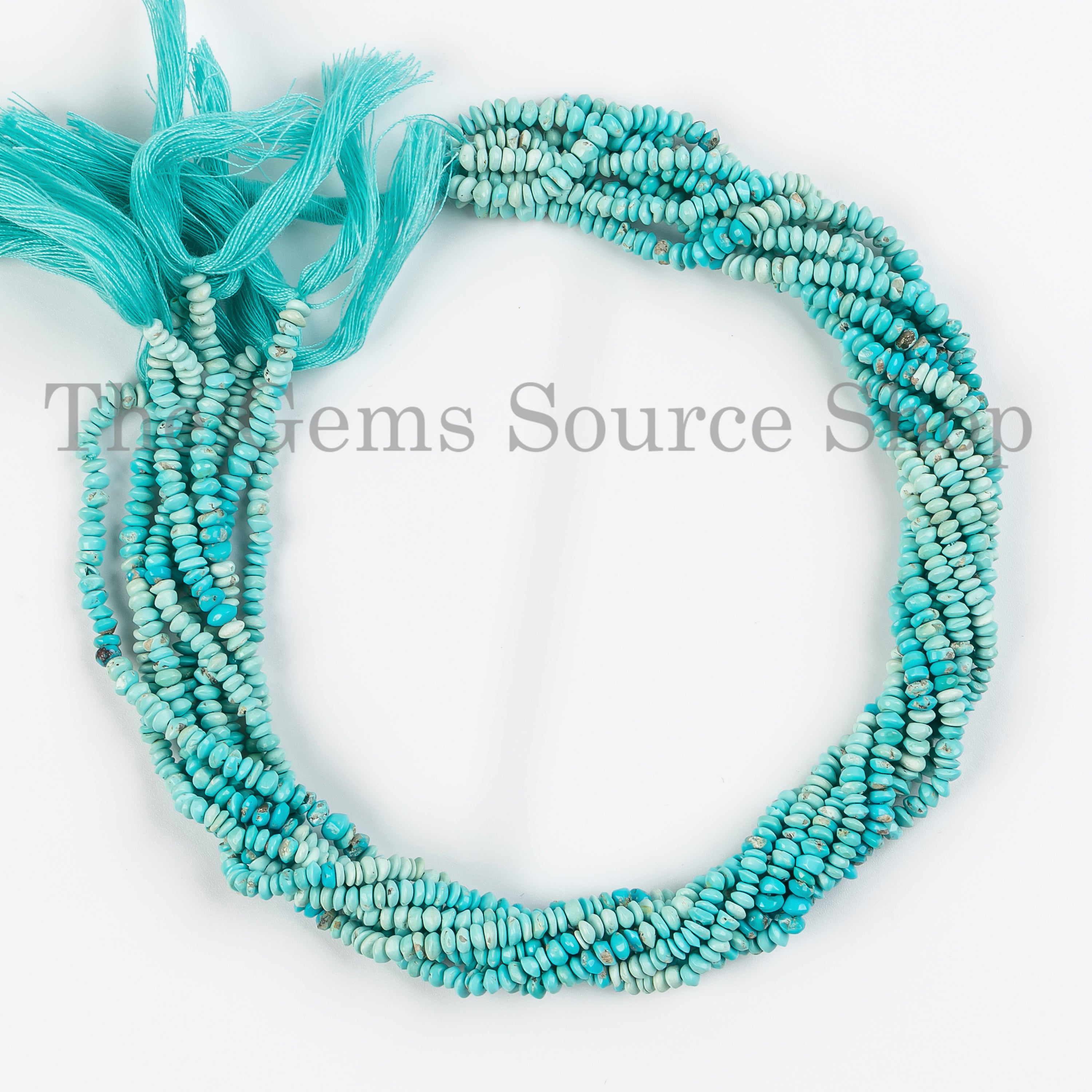 Natural Turquoise Beads, Turquoise Smooth Beads, Turquoise Button Shape Beads, Wholesale Beads