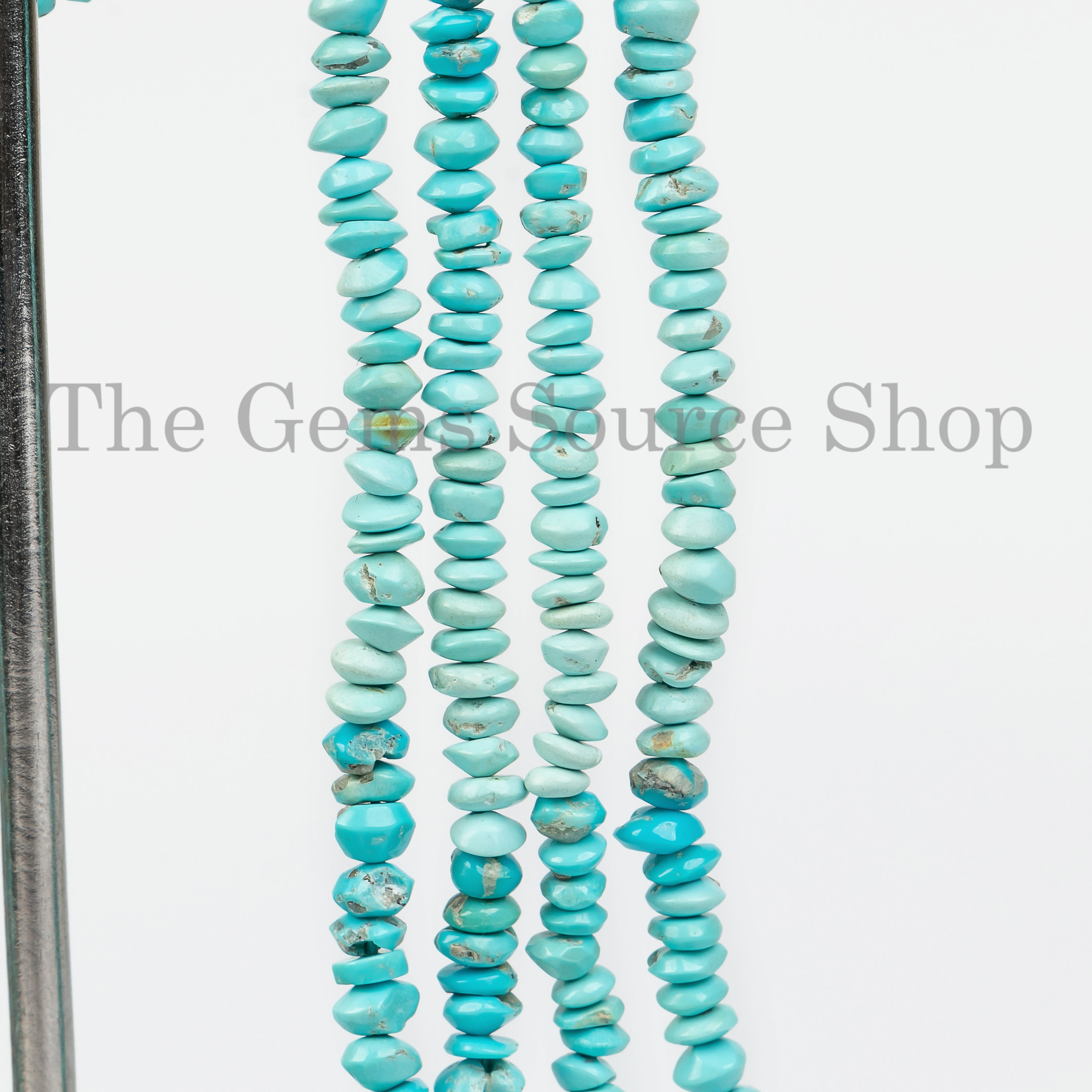 Natural Turquoise Beads, Turquoise Smooth Beads, Turquoise Button Shape Beads, Wholesale Beads