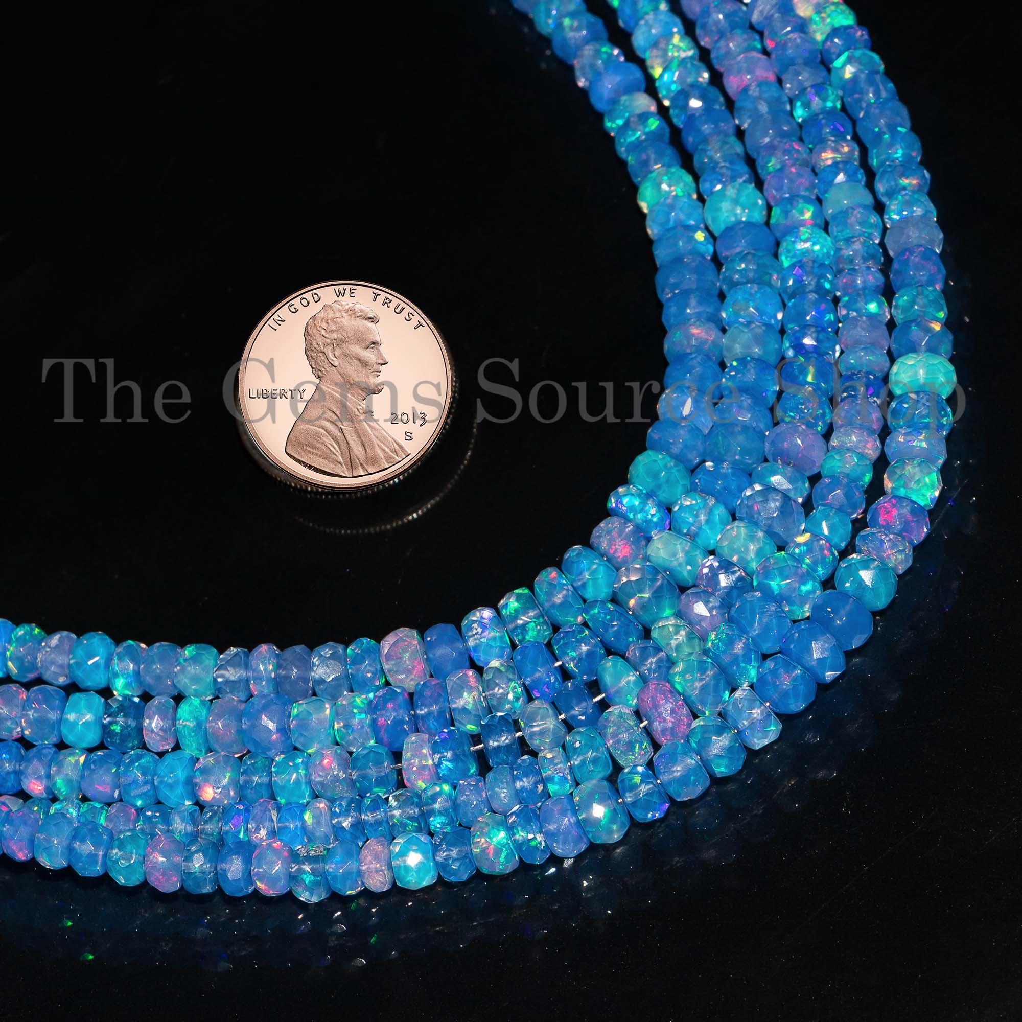 Lavender Opal Beads, Opal Faceted Rondelle Beads, Opal Gemstone Beads