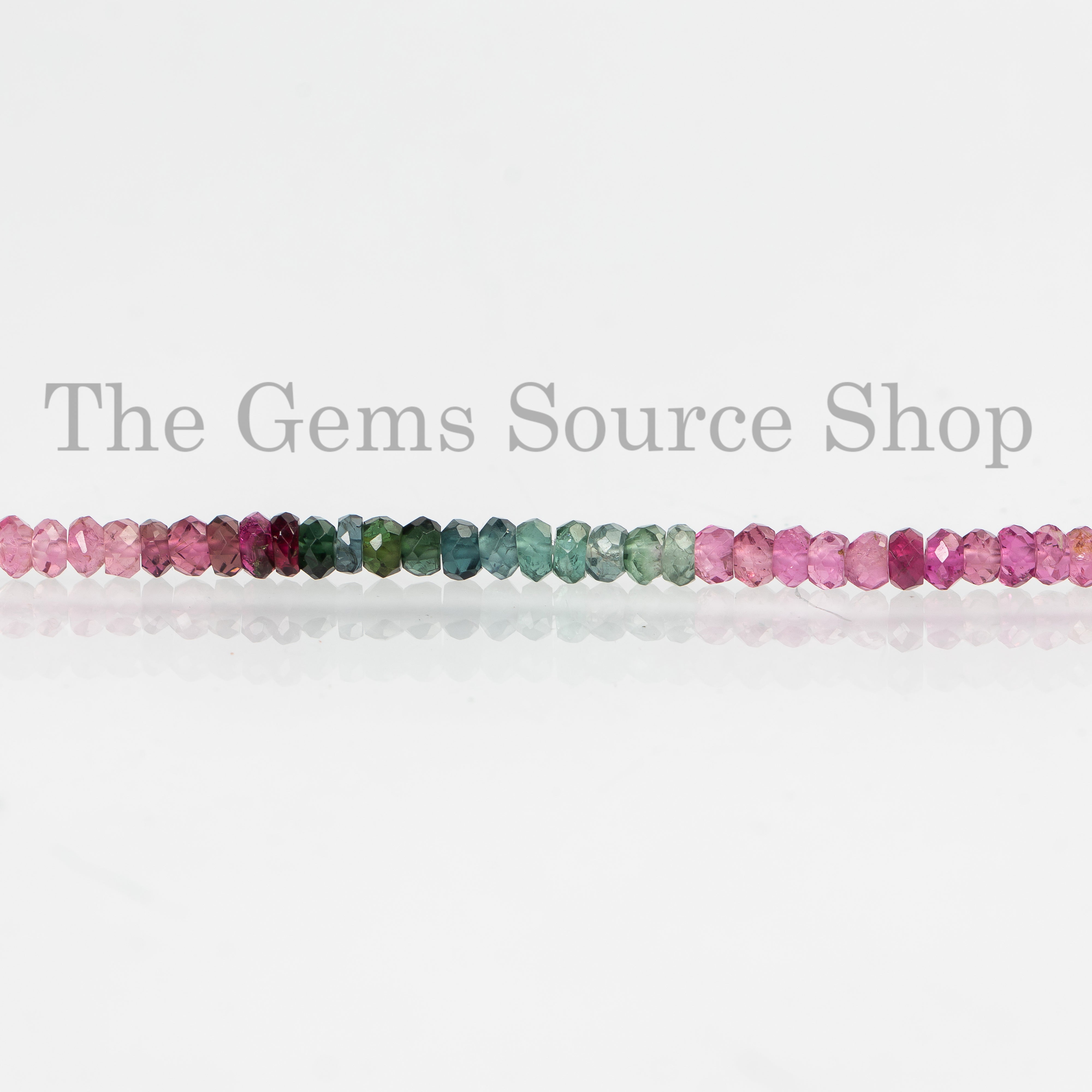 Top Quality Multi Tourmaline Beads, Tourmaline Faceted Rondelle Beads