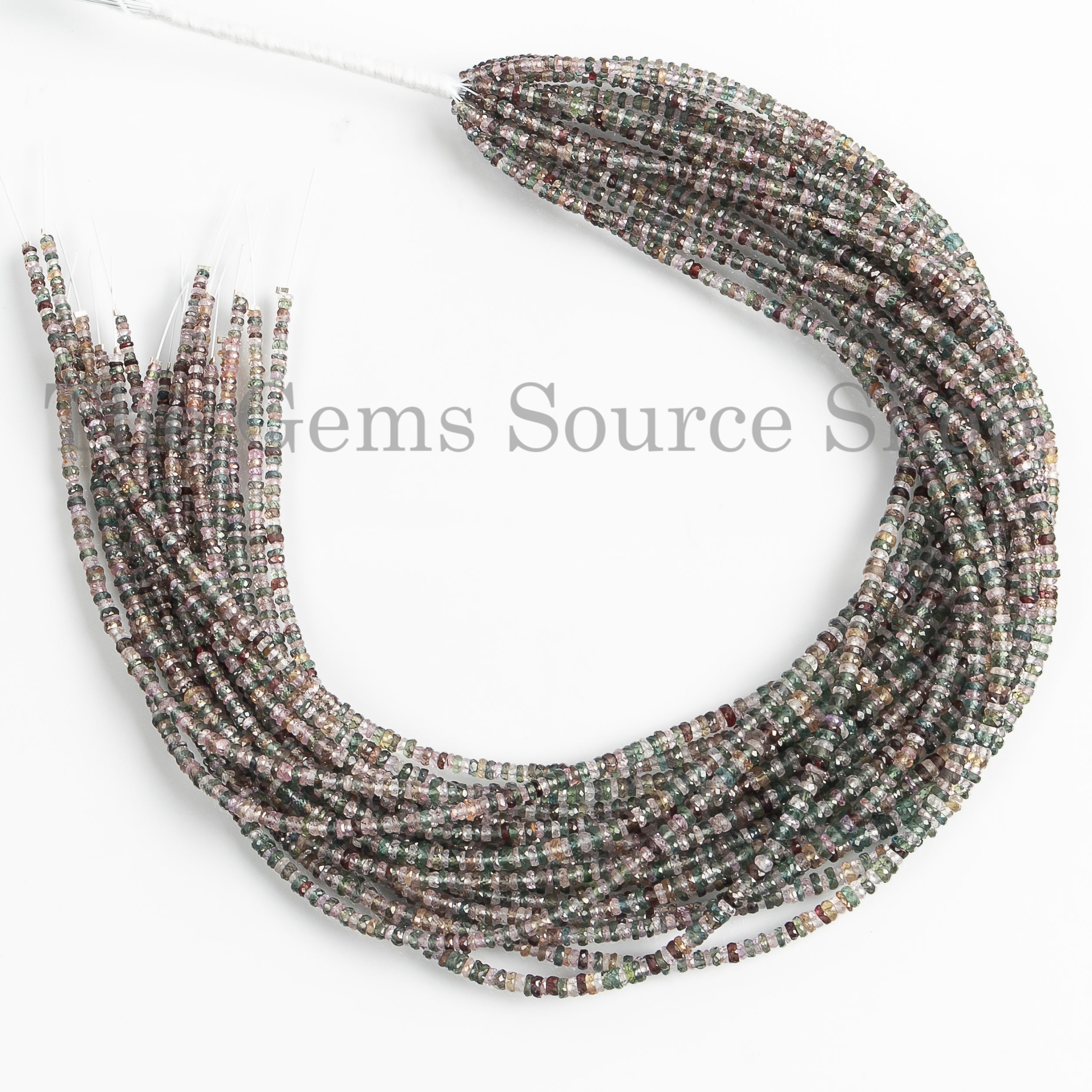 Disco Sapphire Faceted Beads, Sapphire Tyre Shape Beads