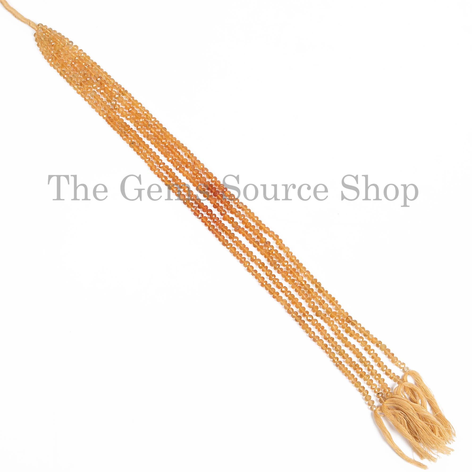 Imperial Topaz Beads, Imperial Topaz Faceted Beads, Topaz Rondelle Shape Beads, Wholesale Beads
