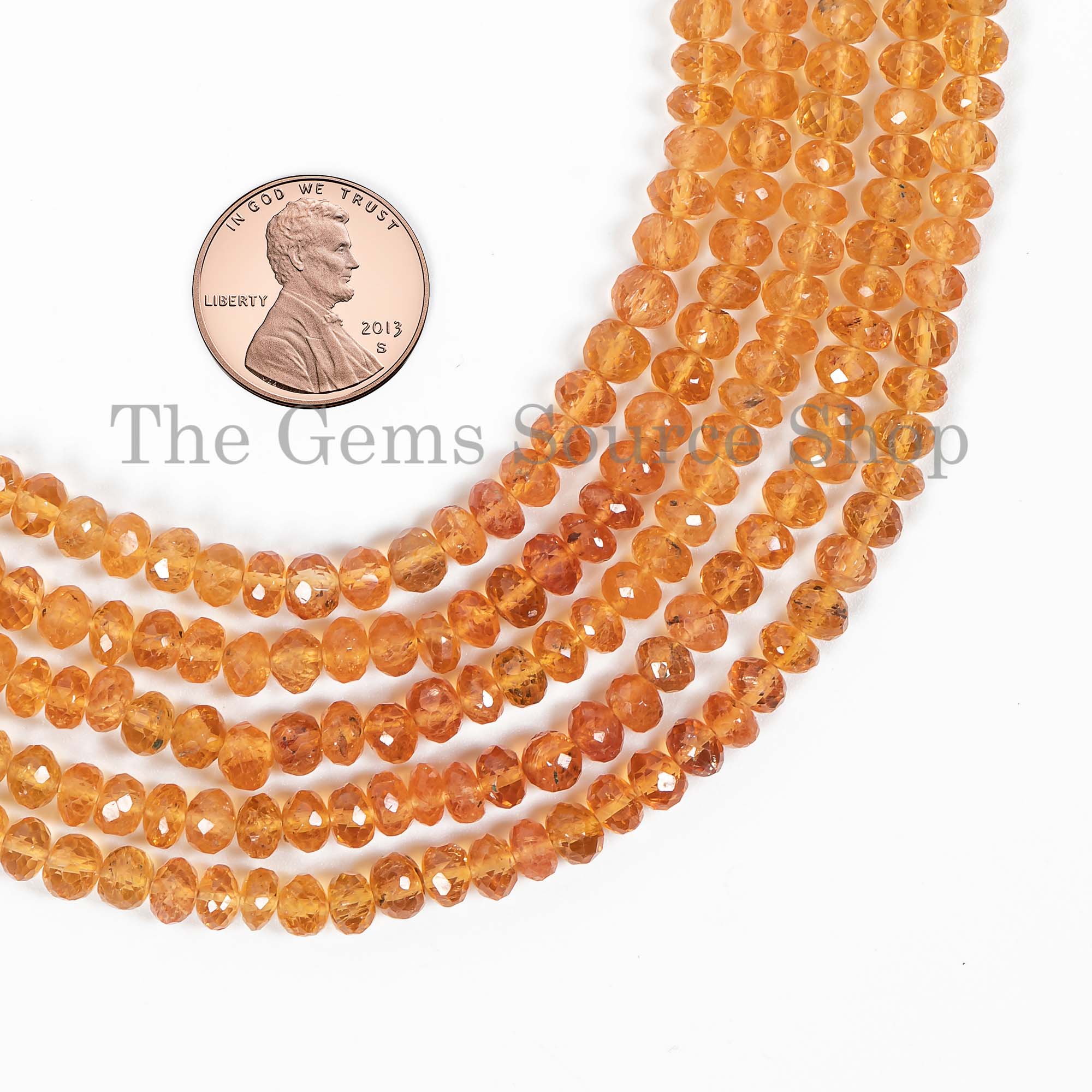 Imperial Topaz Beads, Imperial Topaz Faceted Beads, Topaz Rondelle Shape Beads, Wholesale Beads