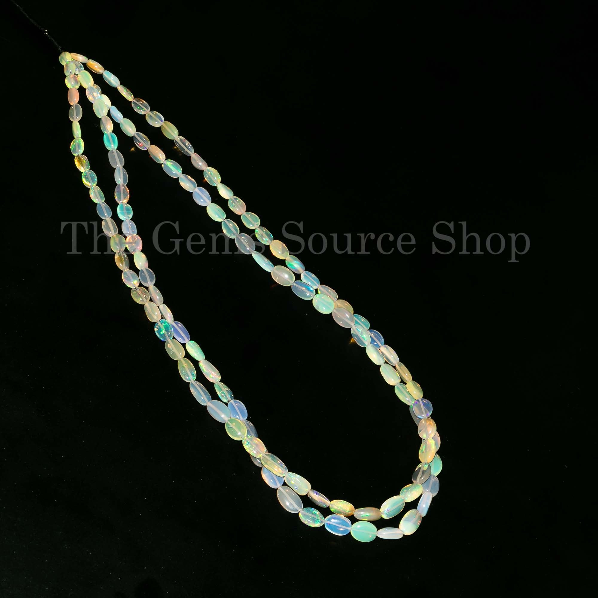 Ethiopian Opal Beads, Ethiopian Opal Smooth Oval Beads, Plain Opal Beads, Beads For Jewelry
