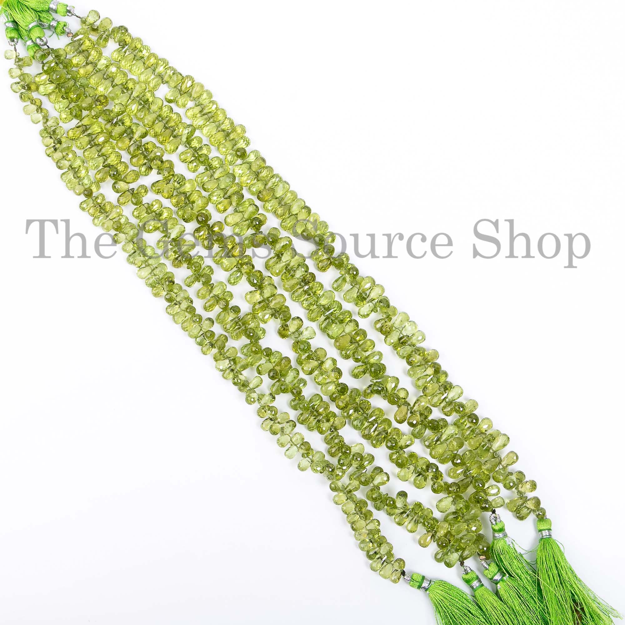 Top Quality Peridot Beads, Peridot Faceted Beads, Pearidot Drop Beads, Faceted Drop Beads