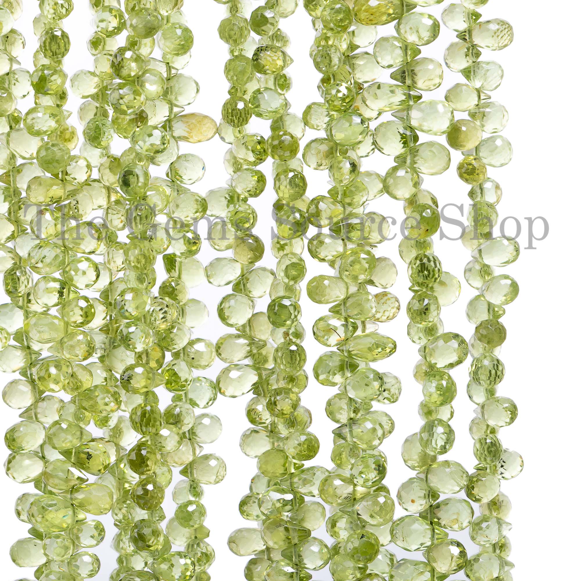 Natural Peridot Beads, Peridot Faceted Beads, Peridot Drop Shape Beads, Side Drill Drop Beads