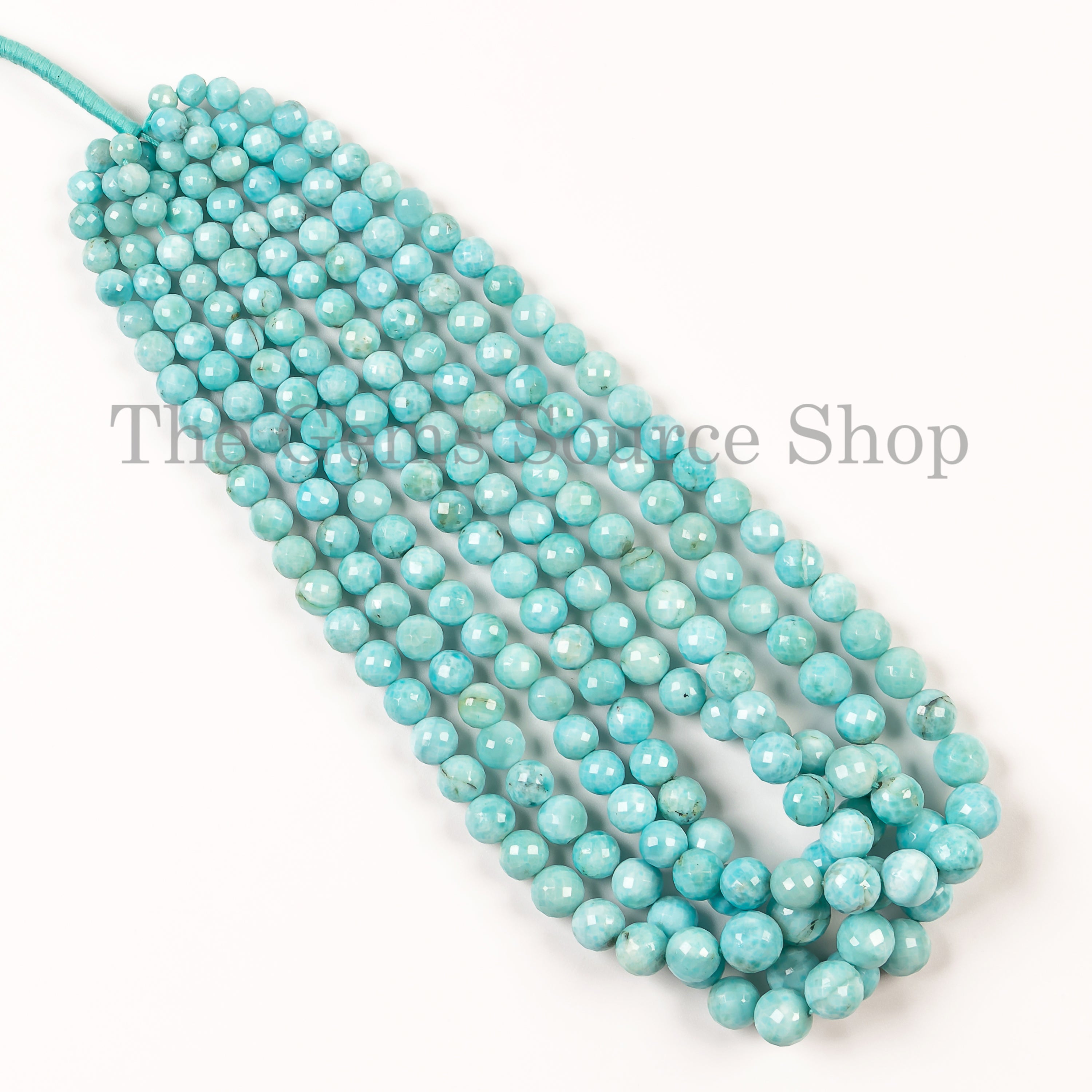 Larimar Beads, Larimar Round Beads, Larimar Faceted Beads, Larimar Gemstone Beads