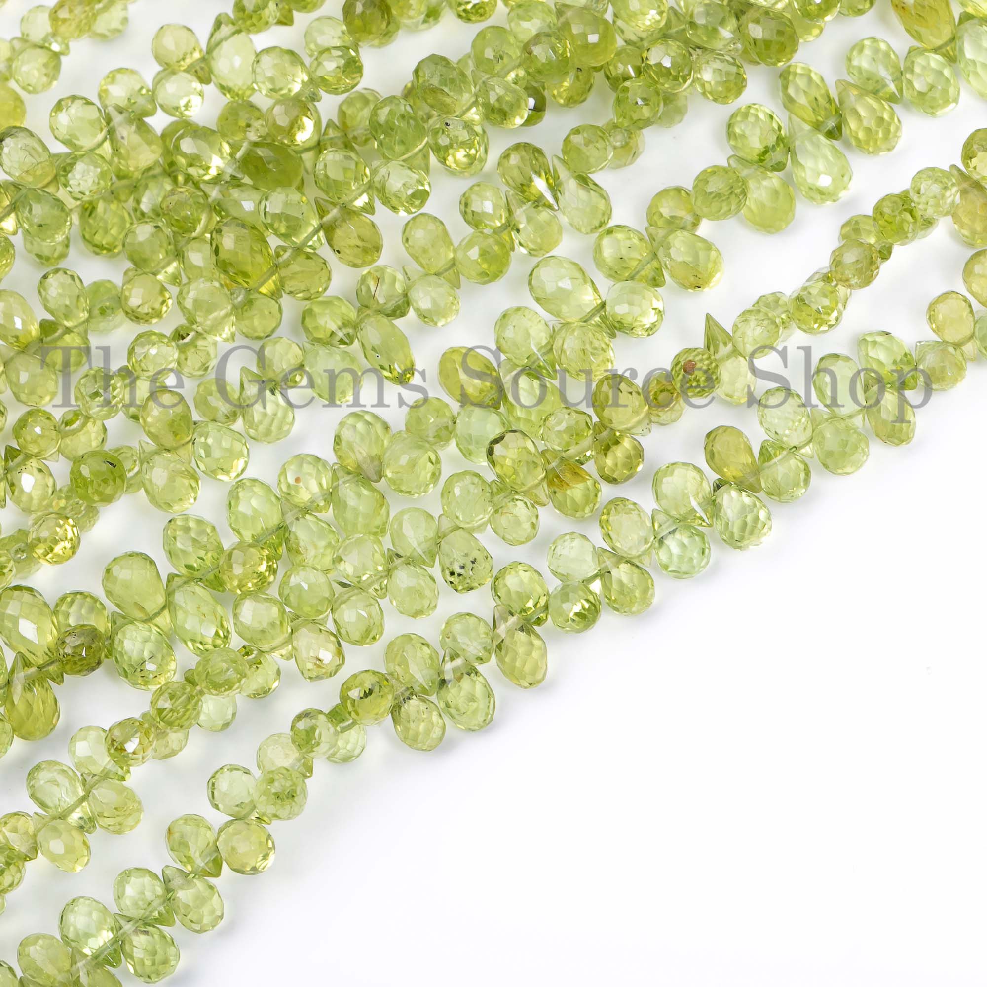 Natural Peridot Beads, Peridot Faceted Beads, Peridot Drop Shape Beads, Side Drill Drop Beads