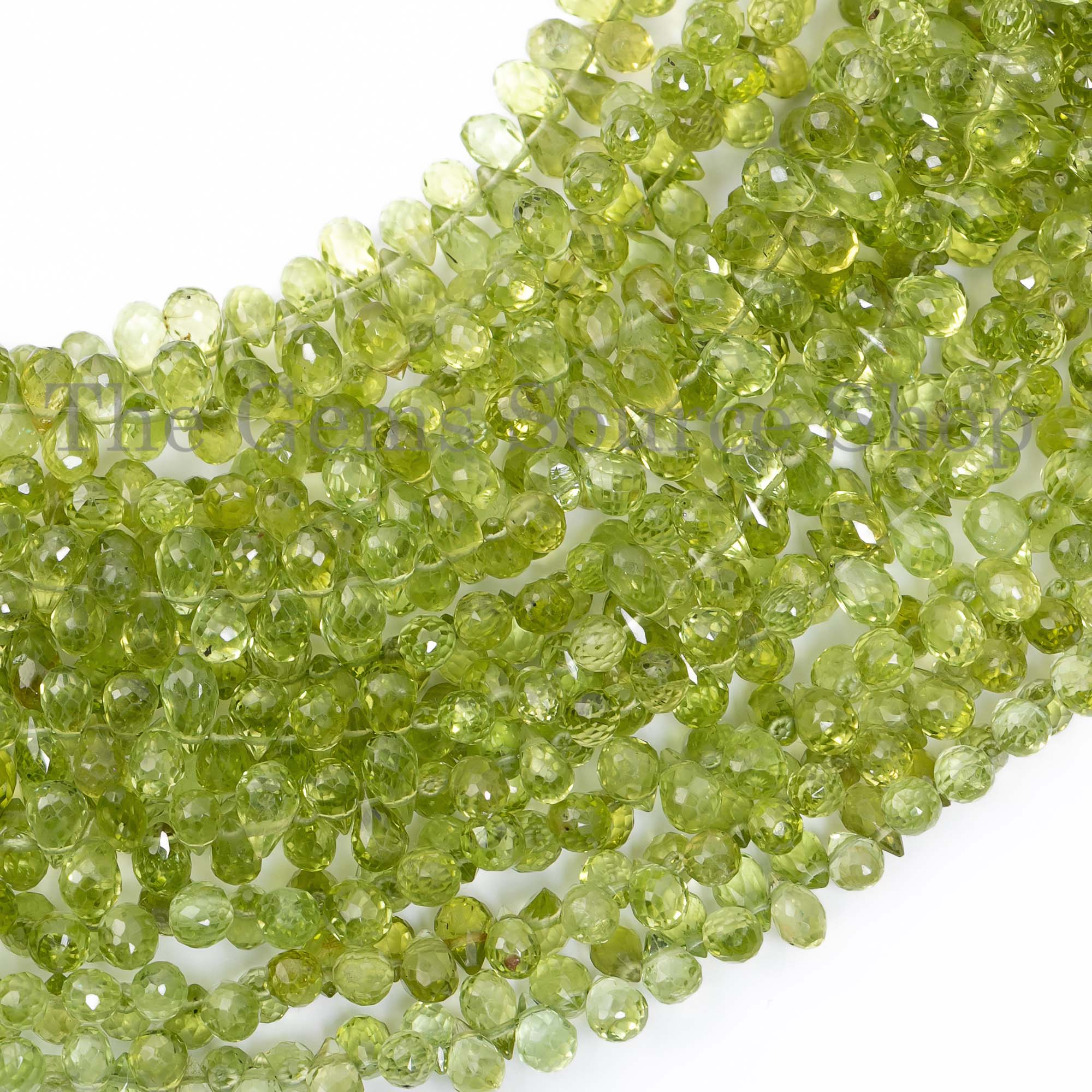 Natural Peridot Beads, Peridot Faceted Beads, Peridot Drop Shape Beads, Side Drill Drop Beads