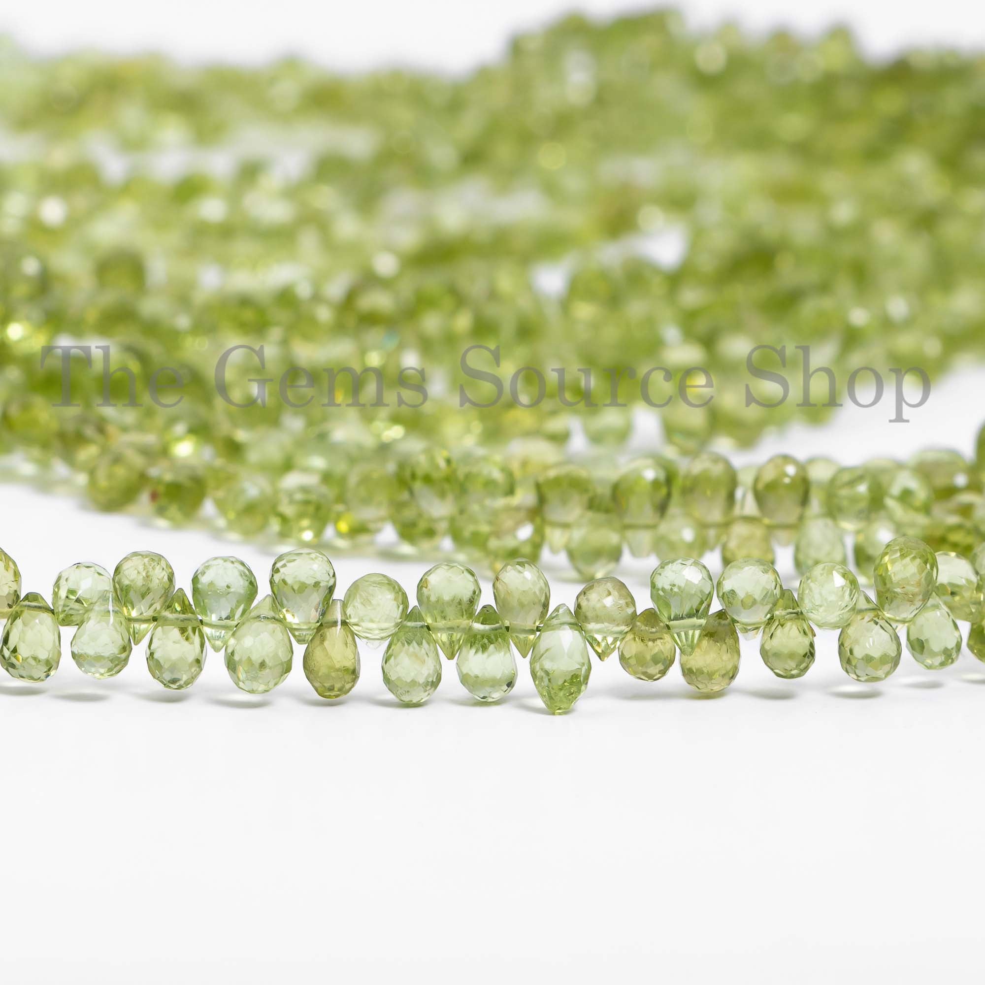 Natural Peridot Beads, Peridot Faceted Beads, Peridot Drop Shape Beads, Side Drill Drop Beads