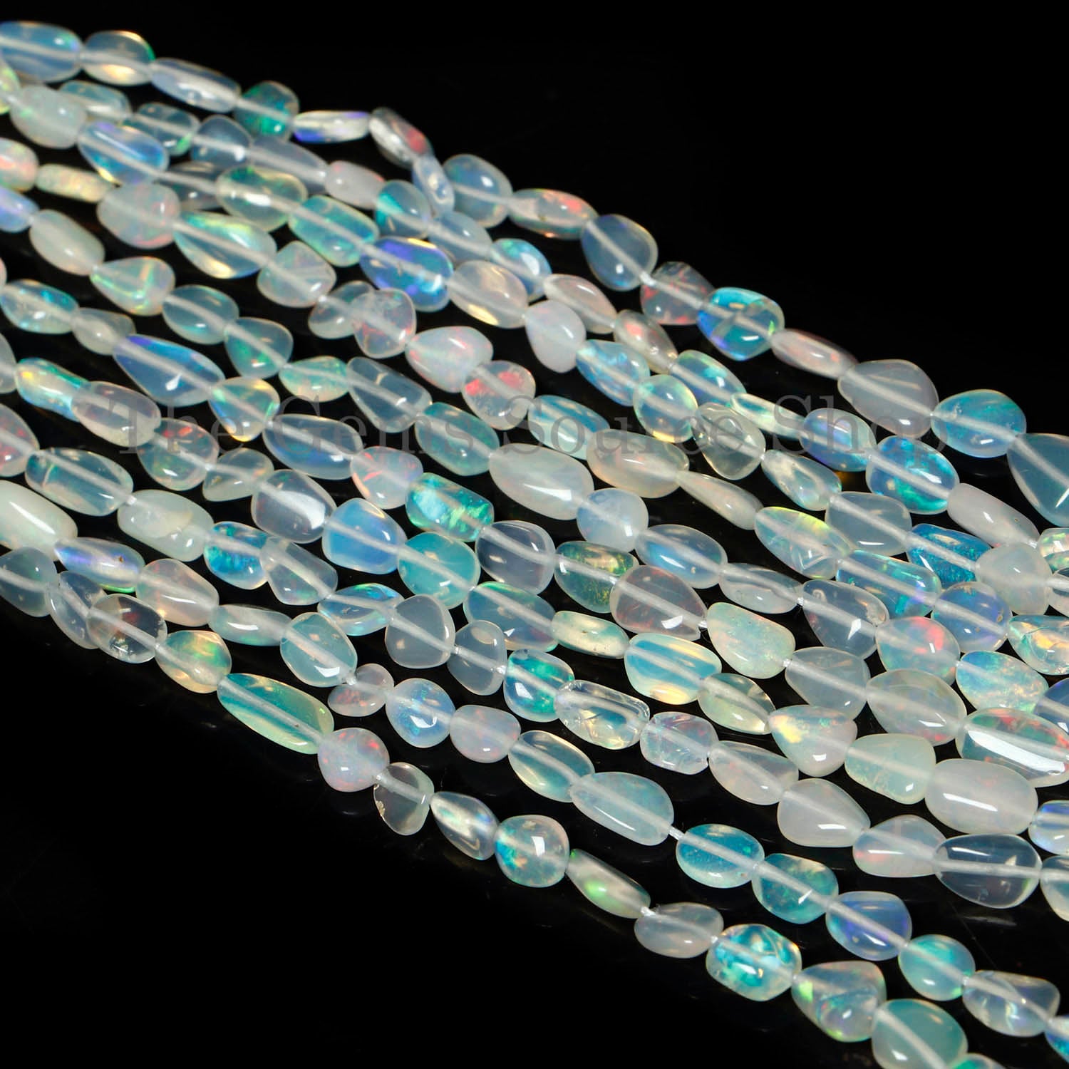 Ethiopian Opal Smooth Nuggets Shape Beads, Opal Gemstone Beads