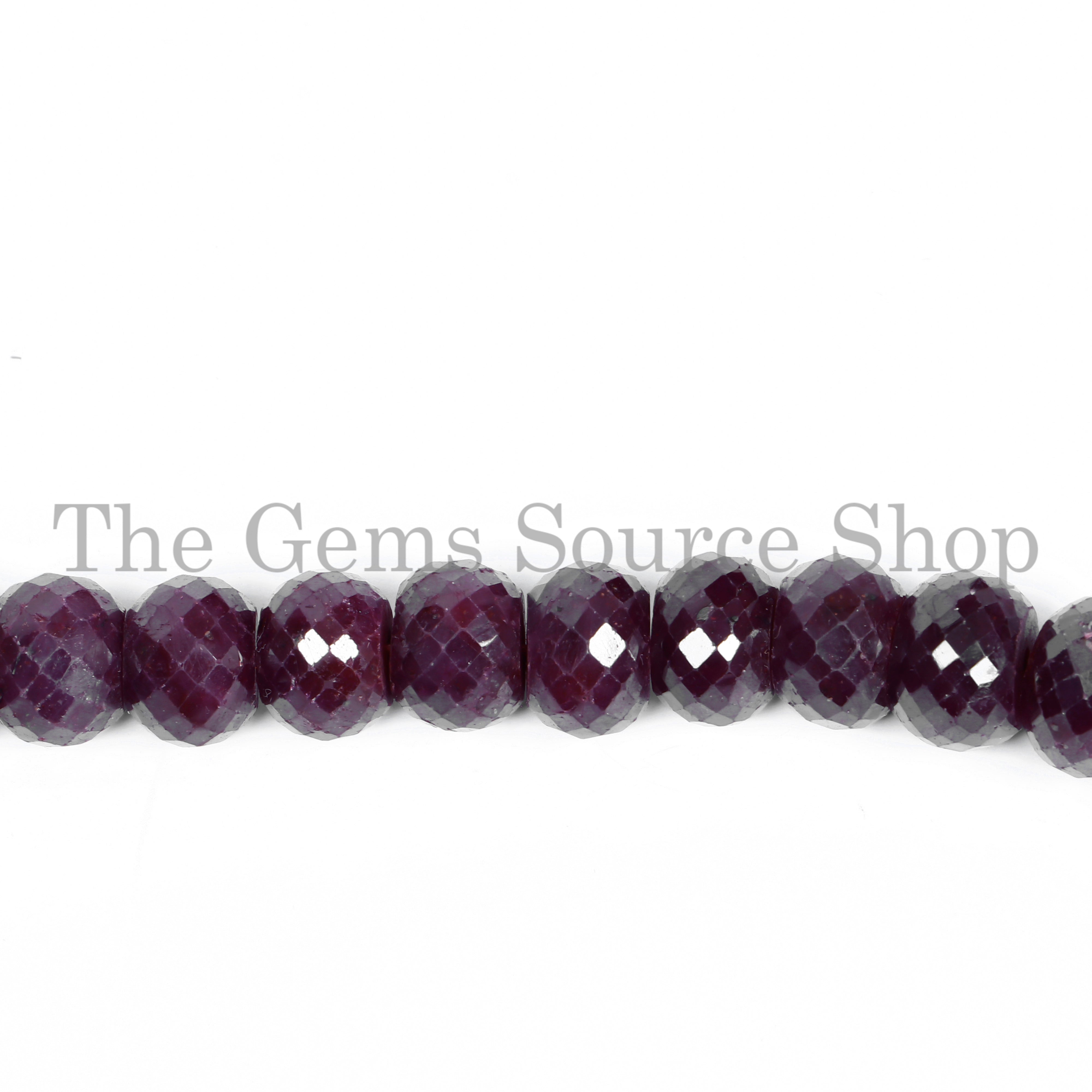 Ruby Gemstone Beads Strand