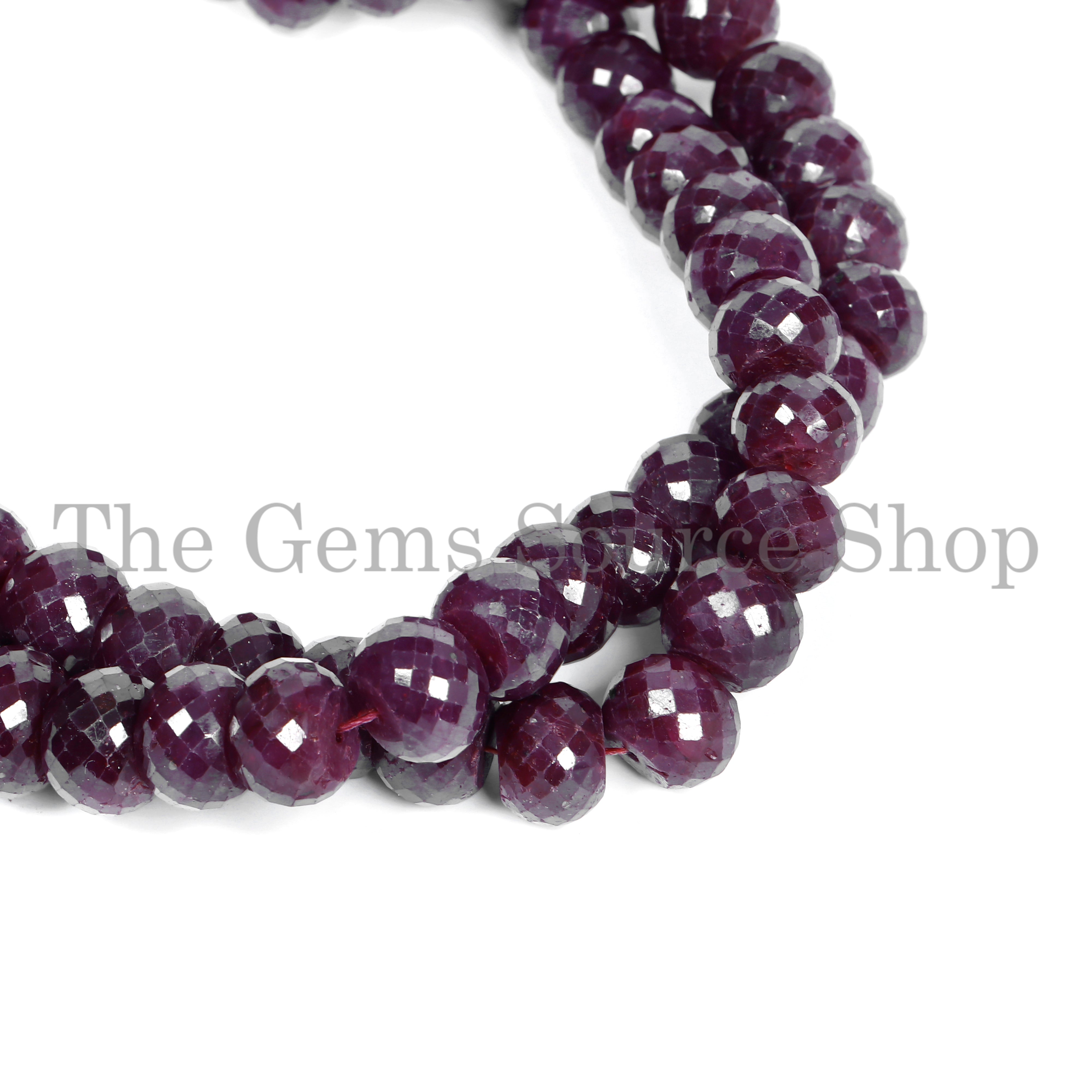 Natural Ruby Gemstone Beads