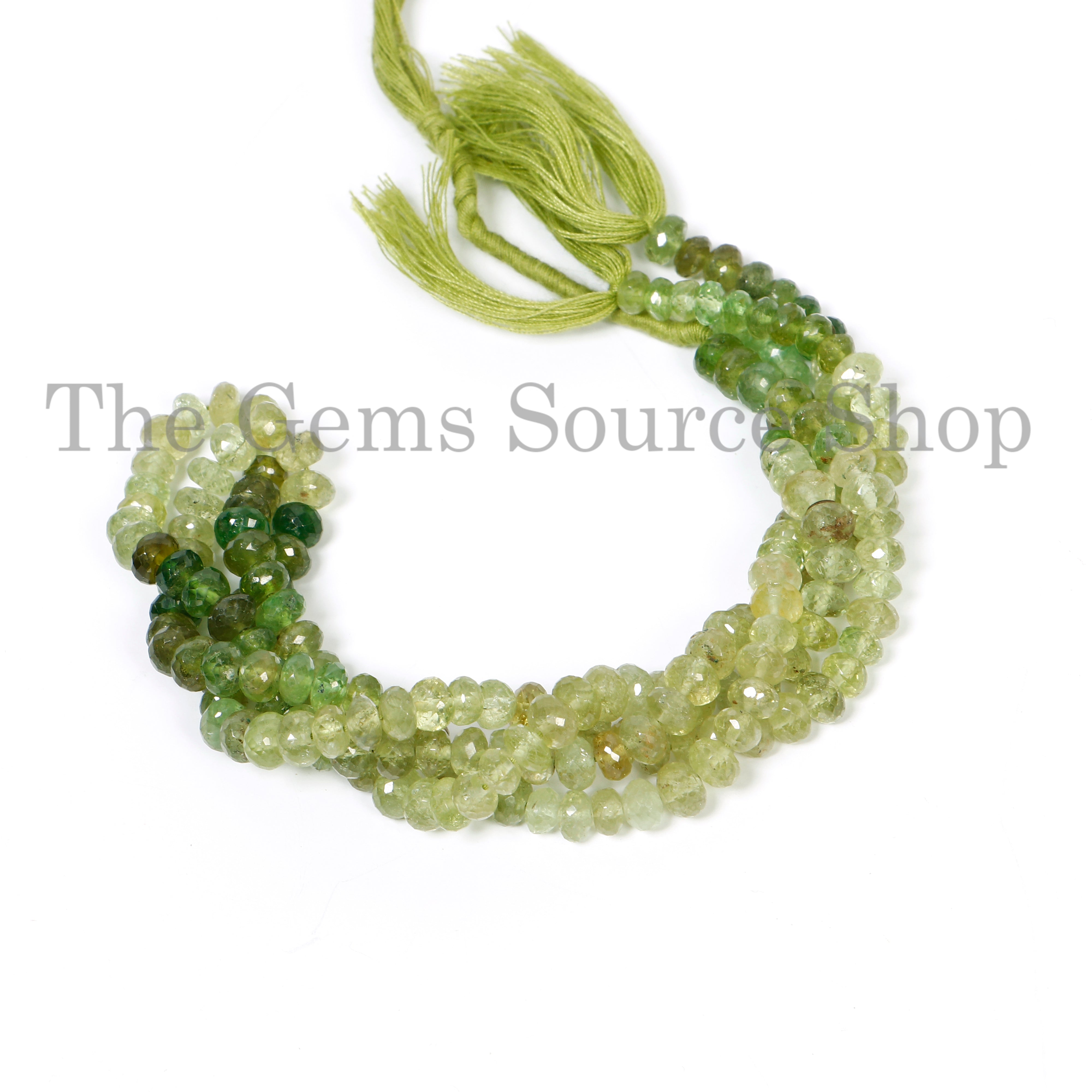 Grossular Garnet Beads, Garnet Rondelle Beads, Garnet Faceted Beads, Garnet Gemstone Beads