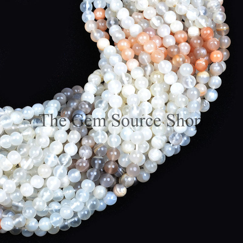 Multi Moonstone Beads – TheGemSource