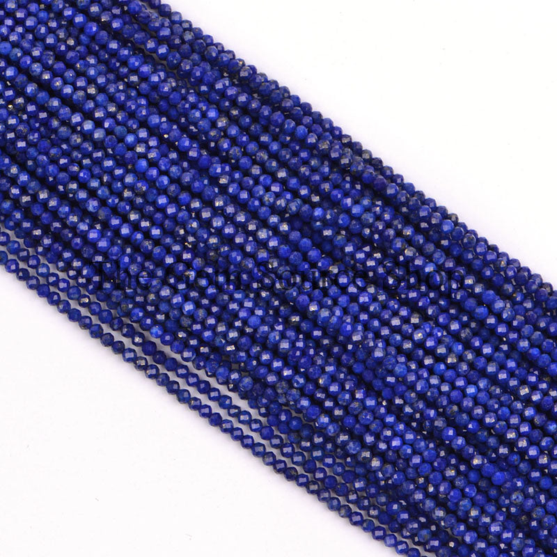 Lapis Lazuli Beads, Lapis Lazuli Rondelle Beads, Lapis Lazuli Faceted Beads, Lapis Lazuli Gemstone Beads, Lapis Beads