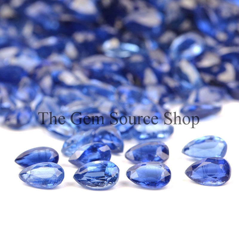 Natural Kyanite Cut Stone, Pear Shape Cut Stone, Kyanite Loose Gemstone, Kyanite Pear Cut, Wholesale Gemstone