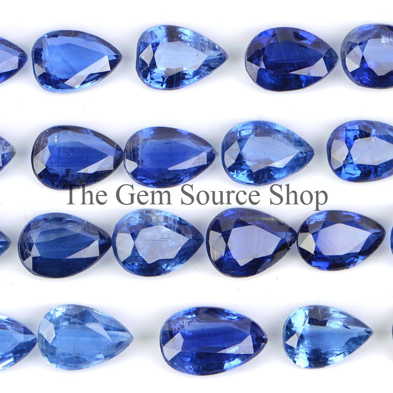 67Ct Kyanite Cut Stone Lot, Kyanite Pear Shape Cut Stone, Wholesale Loose Gemstone
