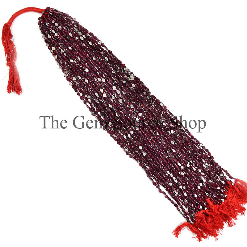 Garnet Plain Kite Shape Gemstone Beads