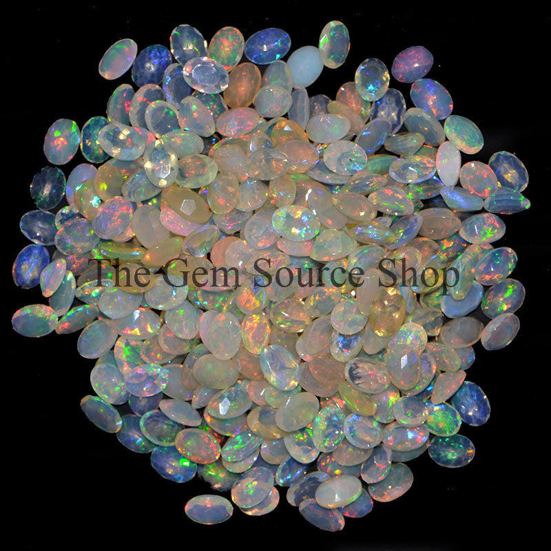 Natural Ethiopian 5X7MM Oval Cut Stone, Ethiopian Opal Cut Stone, Opal Cut Stone, AAA Quality