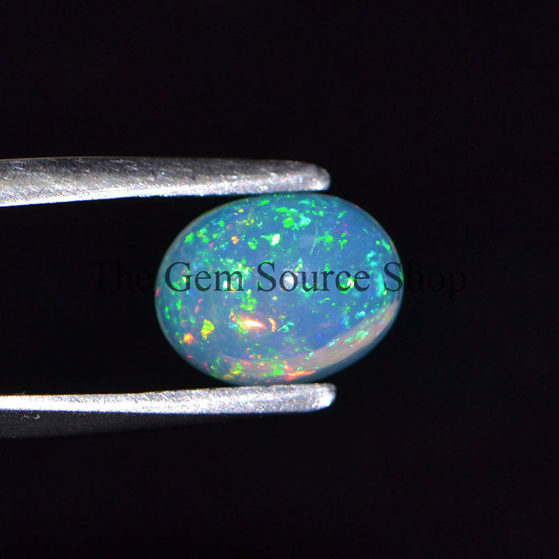 Natural Ethiopian Opal Oval Cabochons, AAA Quality Ethiopian Opal Smooth Cabs, Opal Loose Gemstone