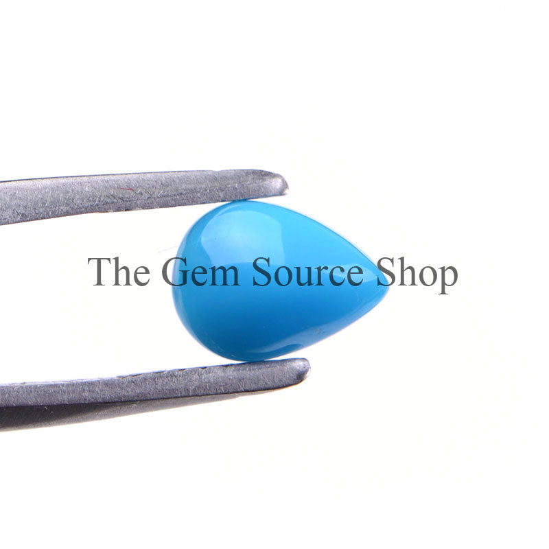 35cts-6x8,6x9mm Natural Turquoise Pear Cabochons Loose Gemstone Beads Wholesale Lot