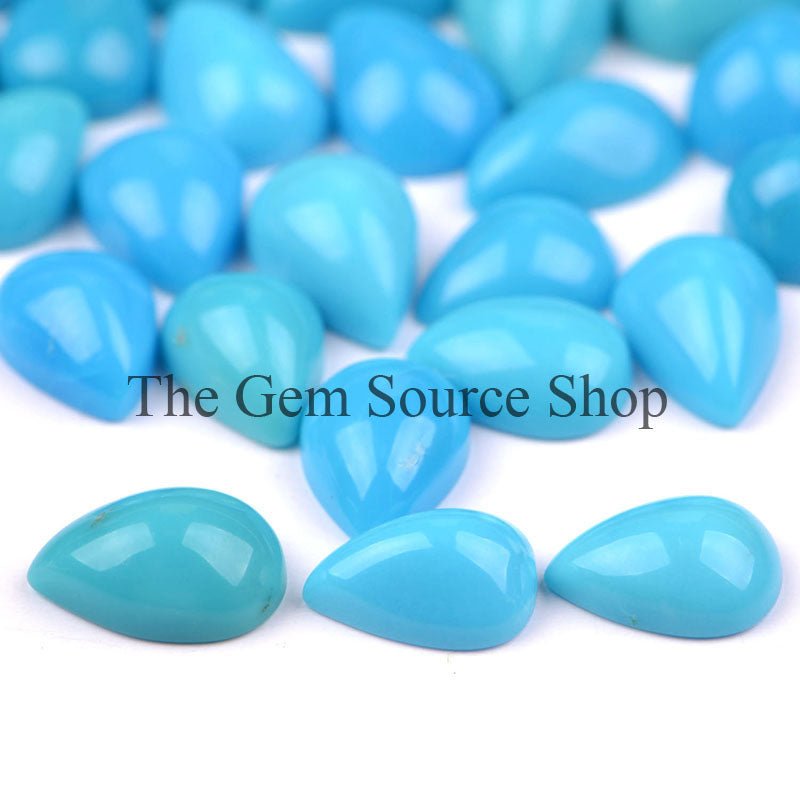 Turquoise Pear Cabochons