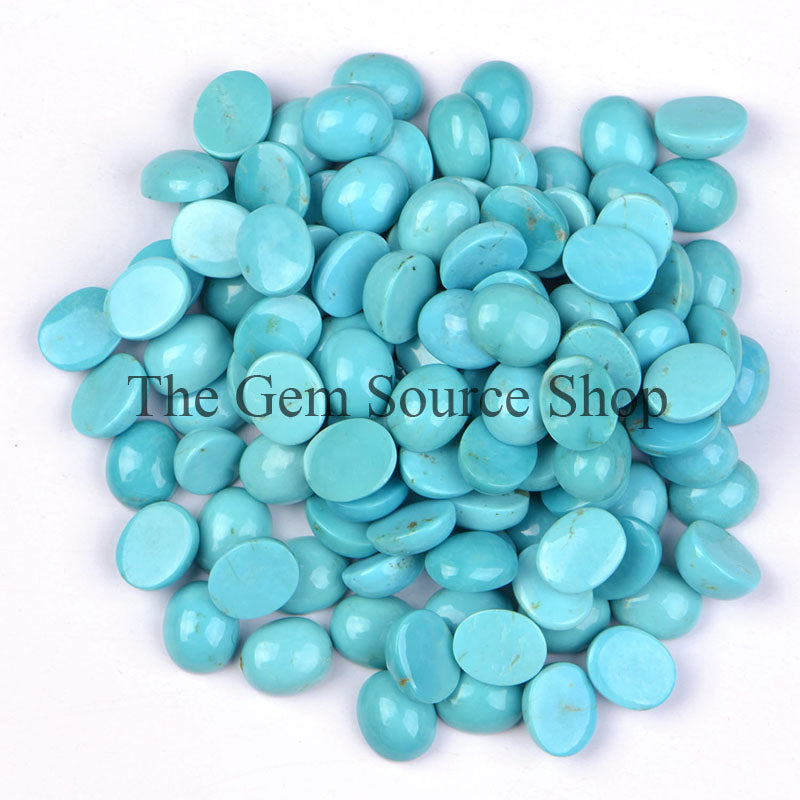 AAA Quality Natural Turquoise Oval cabochons, Loose Turquoise Cabochons, Turquoise Gemstone