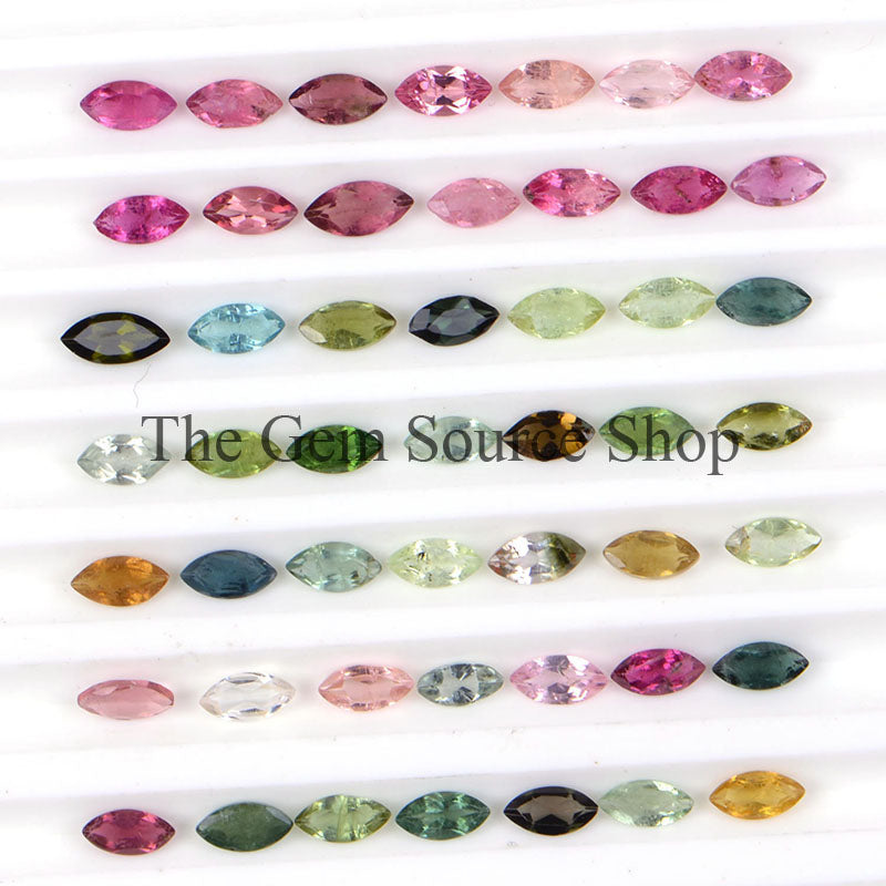 Multi Tourmaline Gemstone Beads