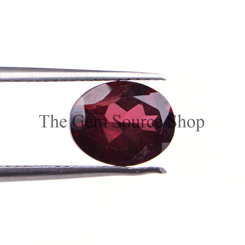 7X9mm Natural Rhodolite Garnet Cut Stone, Garnet Oval Cut Stone, AAA Quality Gemstone