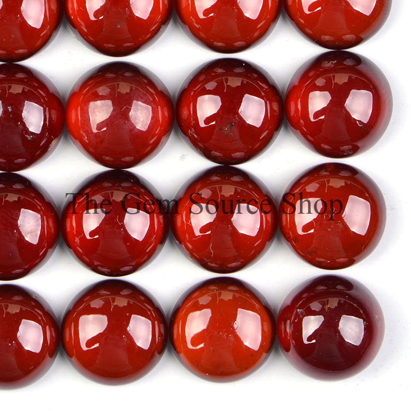 AAA Quality 12mm Hessonite Garnet Round Cabochons Loose Gemstone, TGS-1512