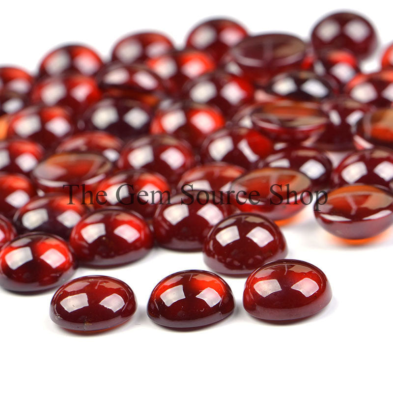 AAA Quality 12mm Hessonite Garnet Round Cabochons Loose Gemstone, TGS-1512