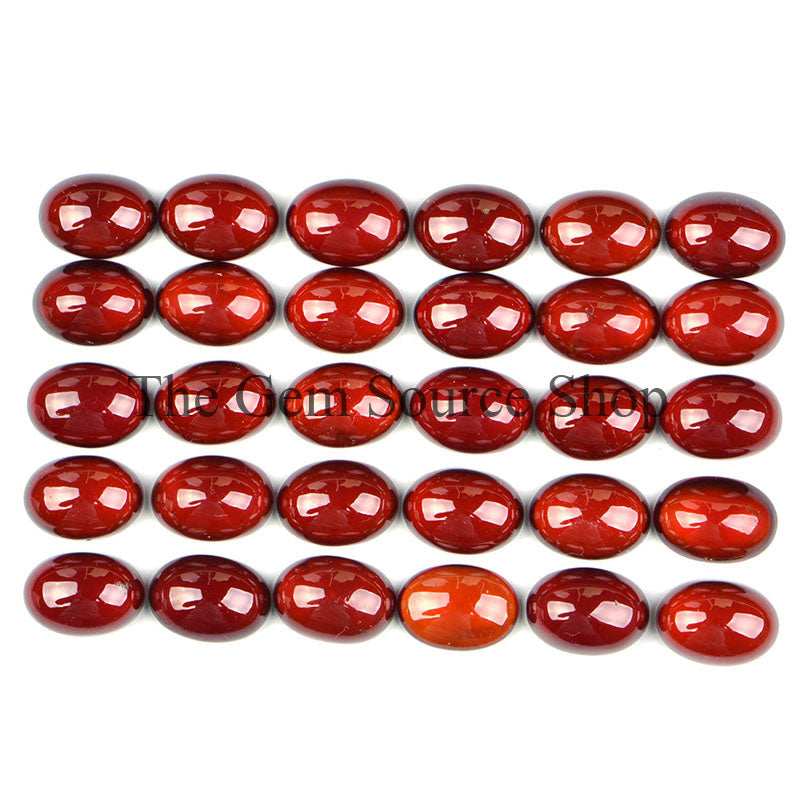Hessonite Garnet Smooth Beads