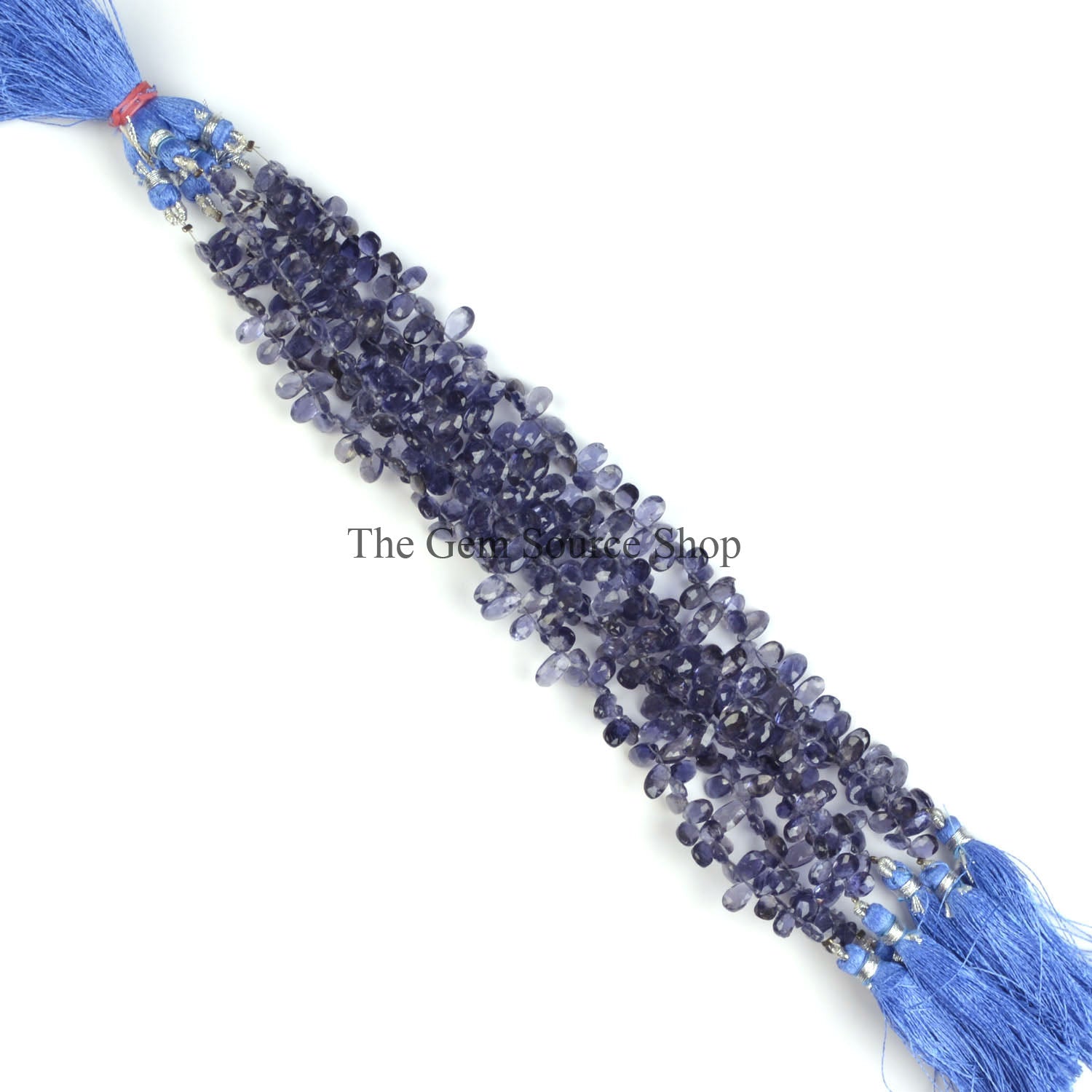 Natural Iolite Beads, Iolite Faceted Beads, Iolite Pear Shape Beads, Wholesale Beads, Beads For Jewelry