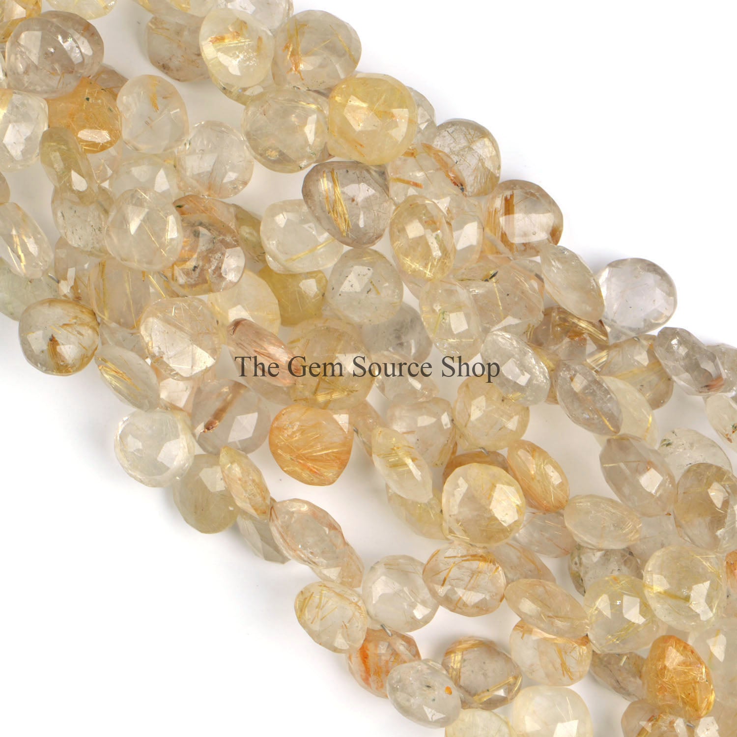 Golden Rutile Wholesale Beads