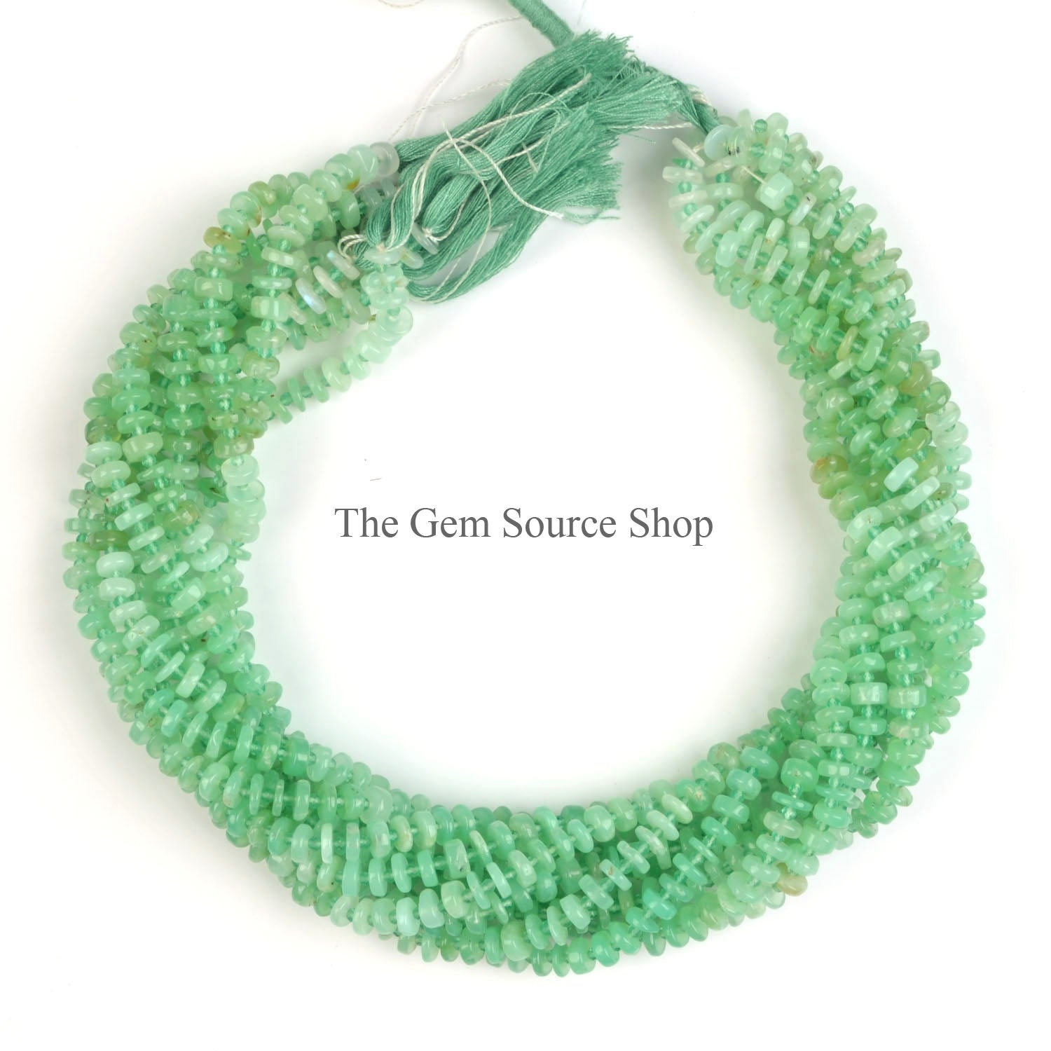 Chrysoprase Beads, Smooth Tyre Shape Beads, Plain Tyre Beads, Chrysoprase Gemstone Beads
