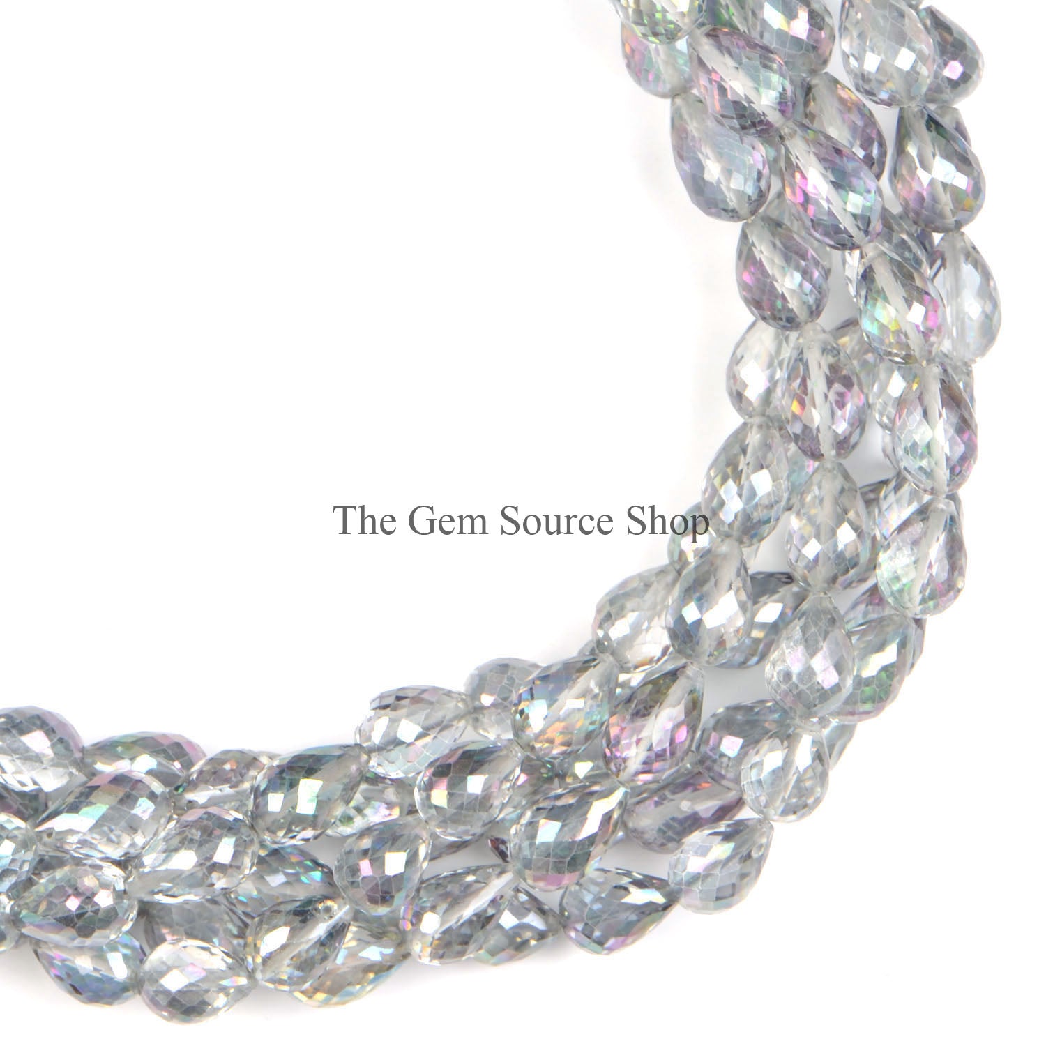 Mystic Topaz Faceted Beads