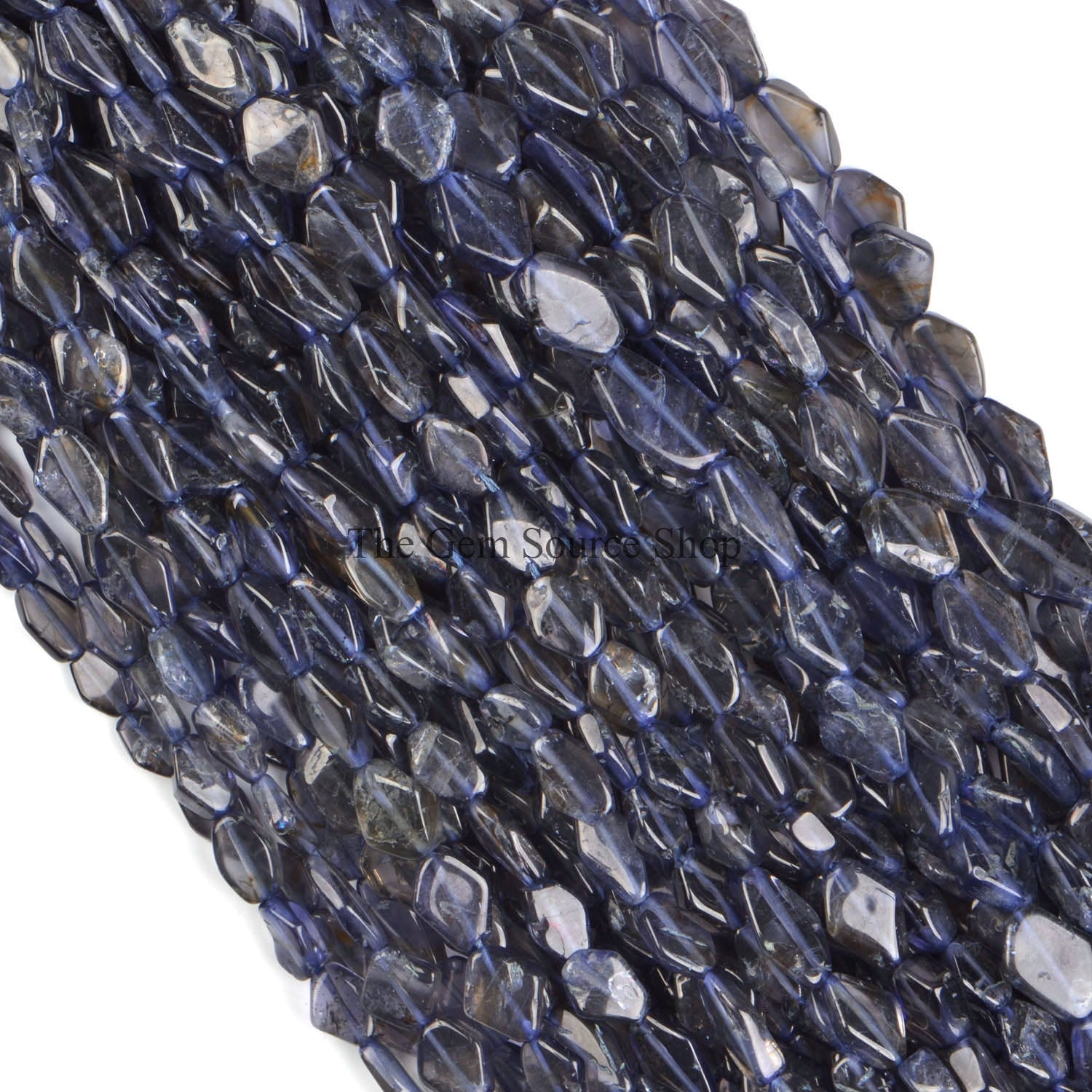 Iolite Gemstone Bead Strand