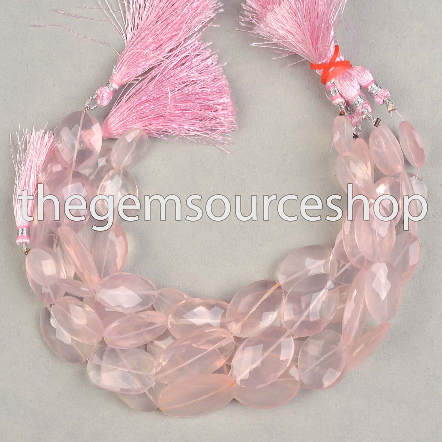 Rose Quartz Faceted Beads